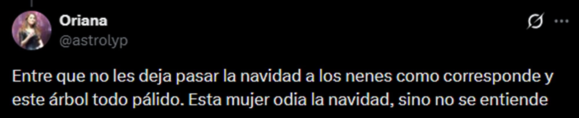 Una mujer directamente se enojó y aseguró que Paula Chaves odia las fiestas