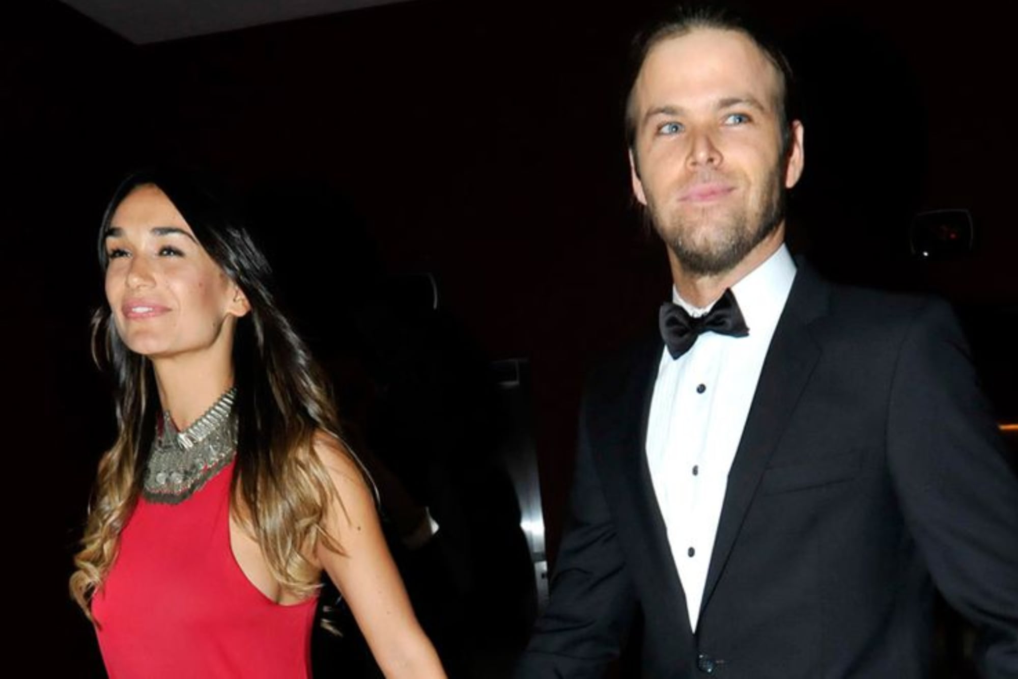 Benjamín Amadeo junto a Martina, su pareja actual