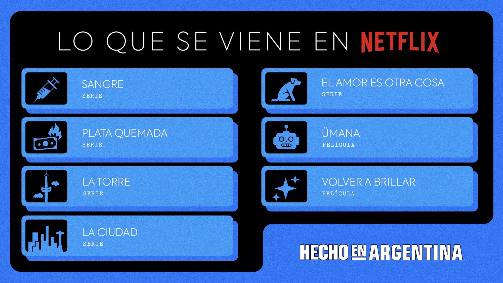 Netflix ya confirmó el lanzamiento de la serie Sangre en su anuncio de producciones argentinas