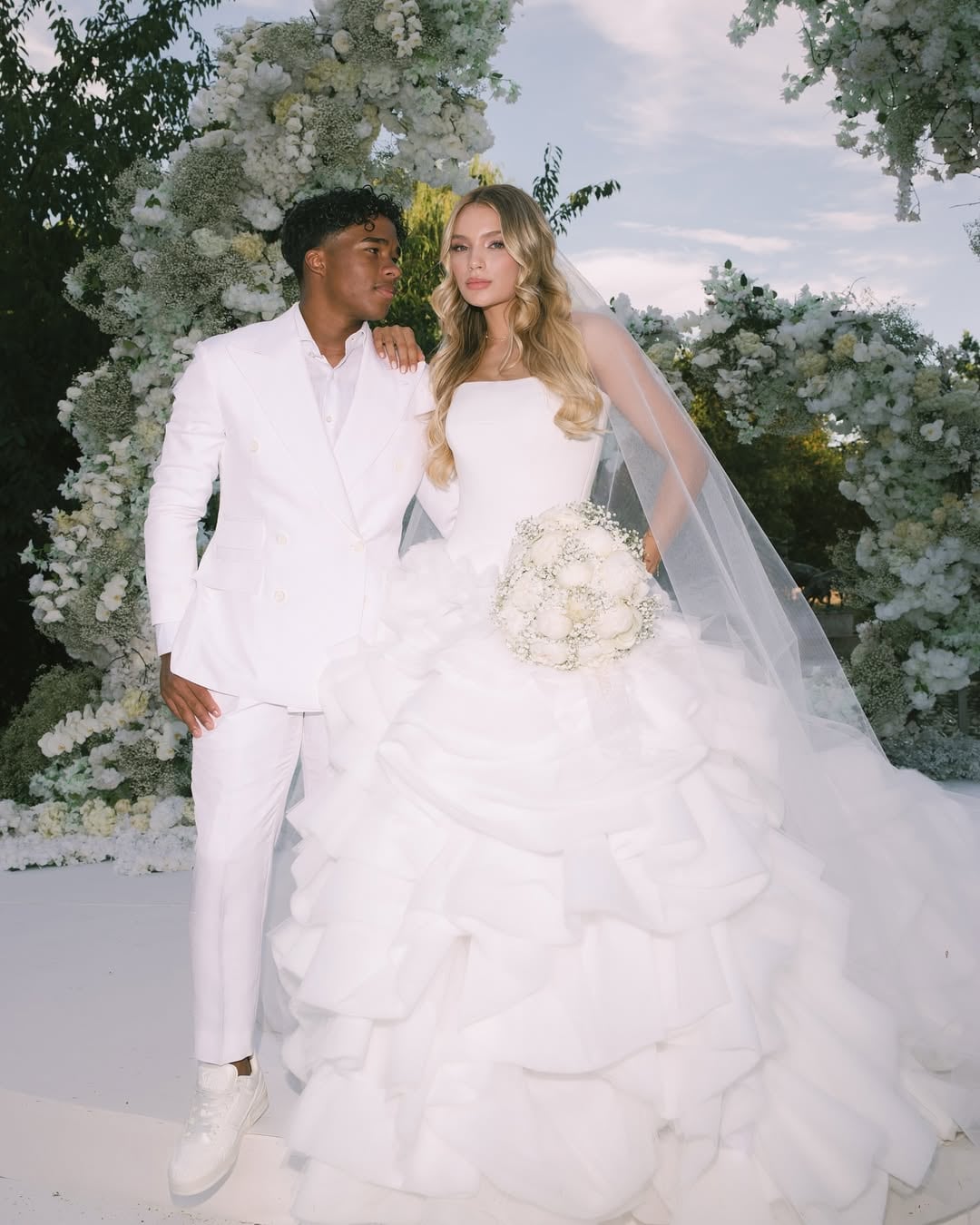 La pareja tuvo una lujosa boda el año pasado (Foto: @endrick)