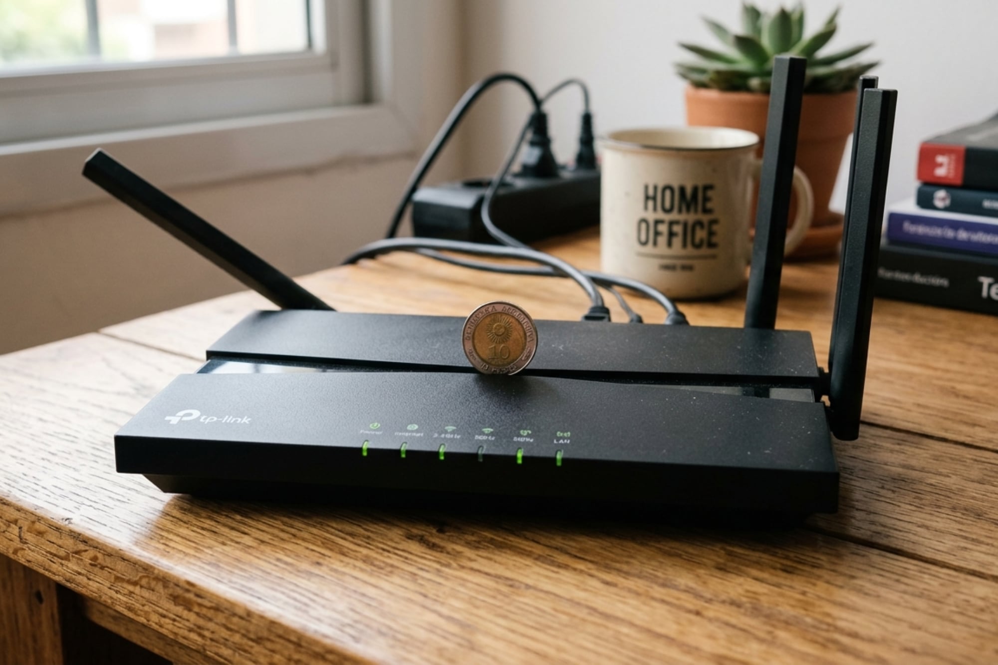 Wi-Fi: explican para qué sirve poner monedas o llaves arriba del router