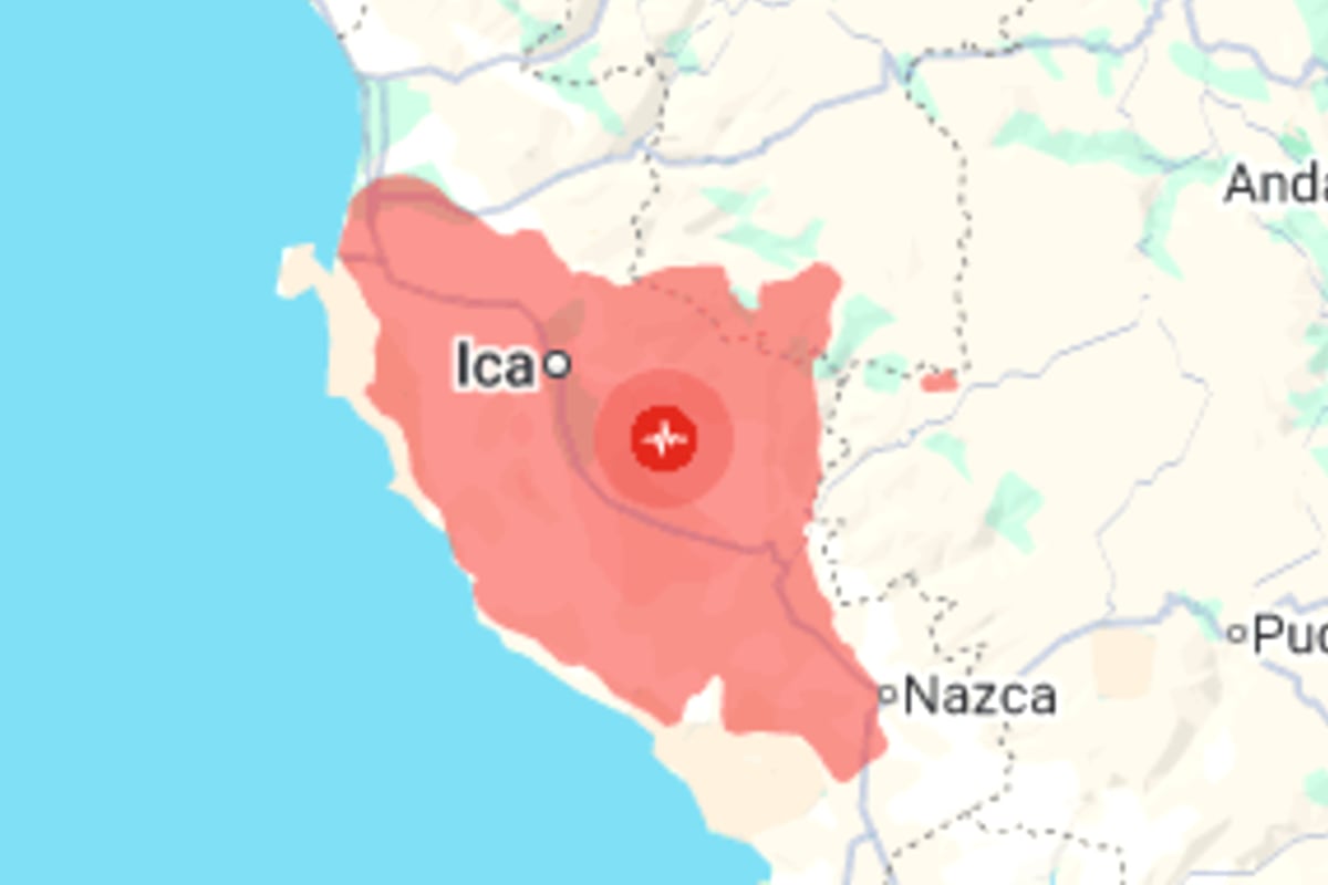 Un sismo de más de 6 grados sacudió la costa sur y central de de Perú