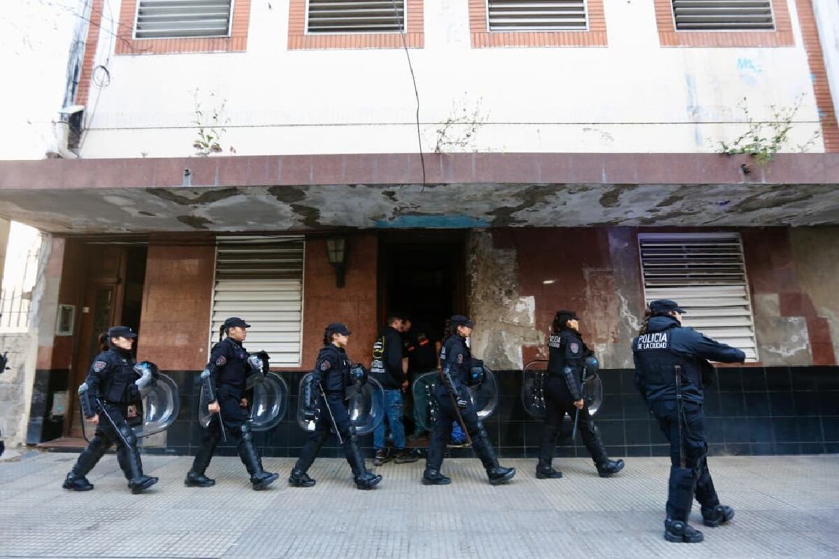 El edificio está ubicado en Maza 14, en el barrio de Almagro