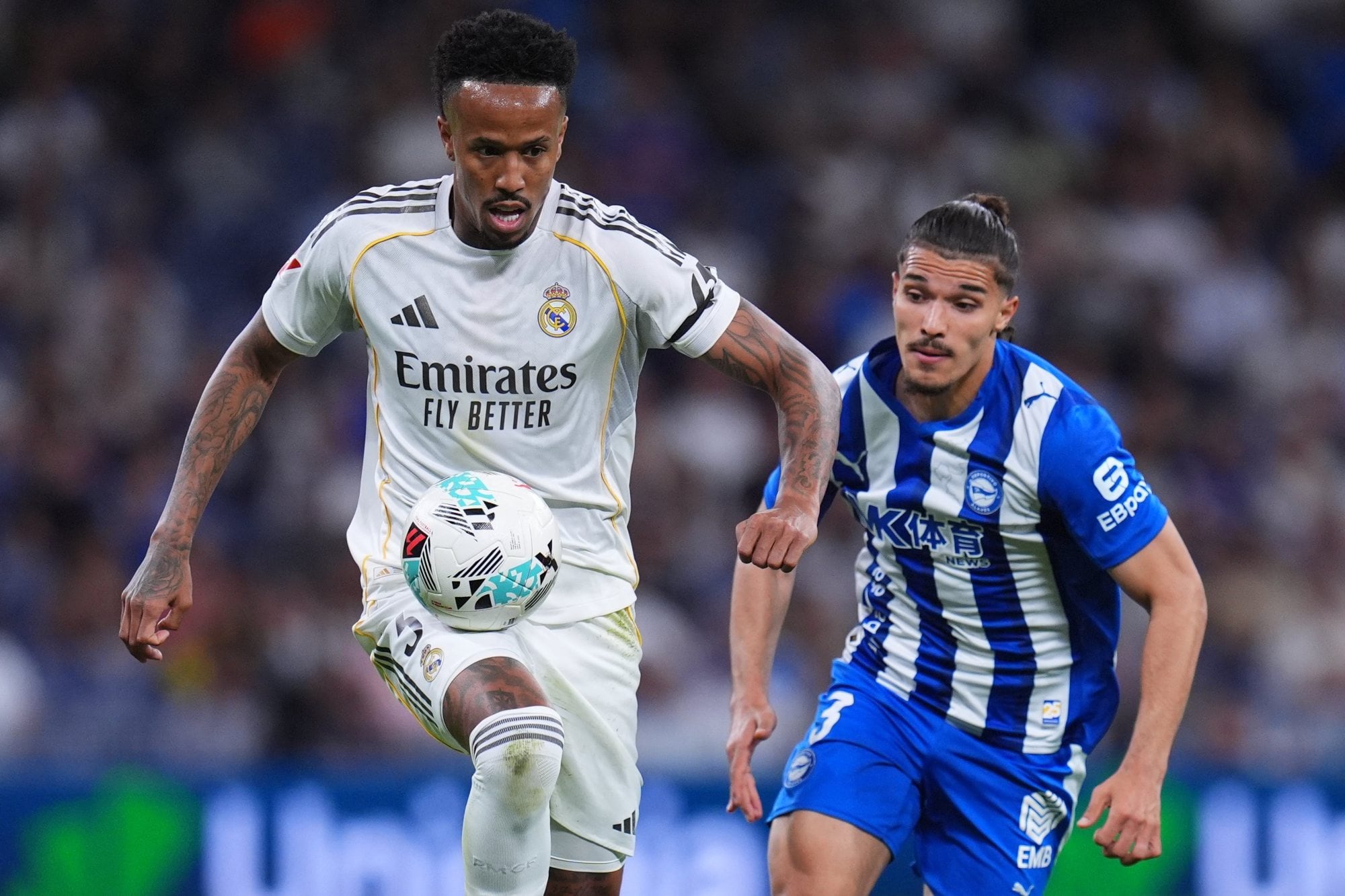 Militao, afuera del Mundial.