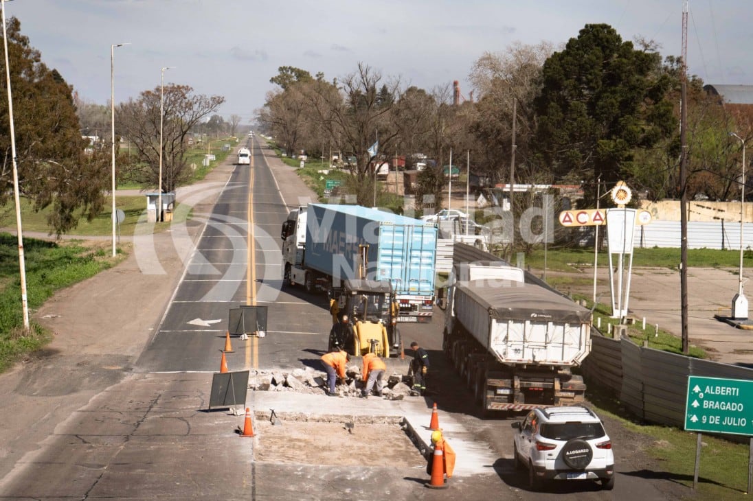 Vialidad Nacional se encargó de las obras en la ruta 5