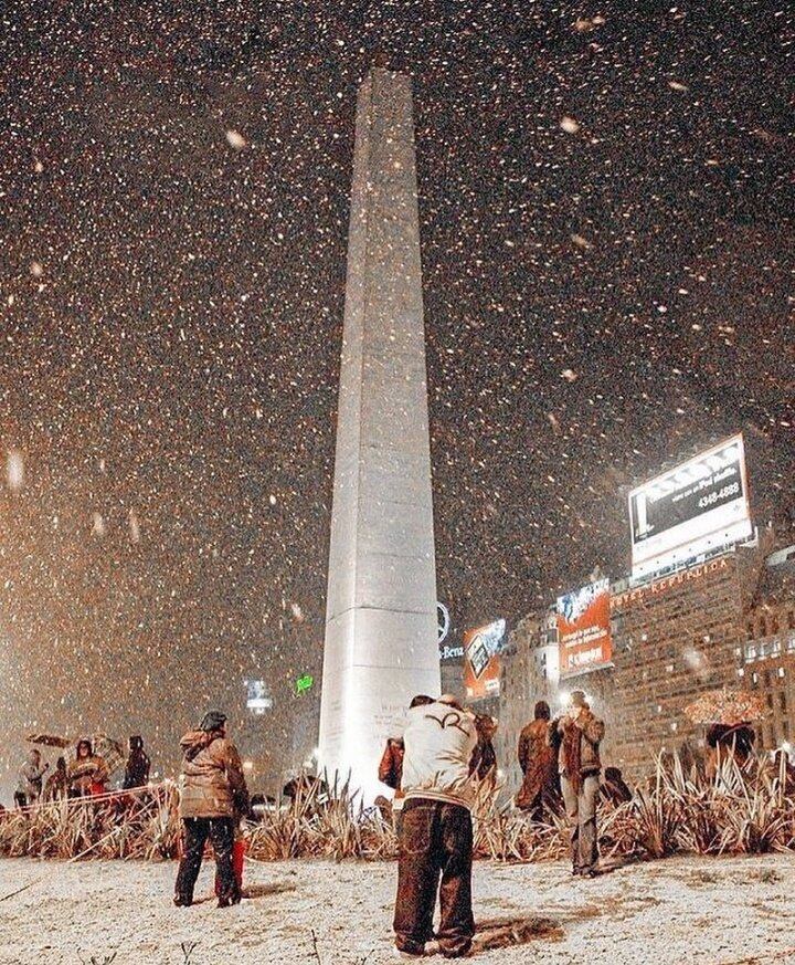 La última vez que nevó en Buenos Aires fue el 9 de julio de 2007
@Loreallofme