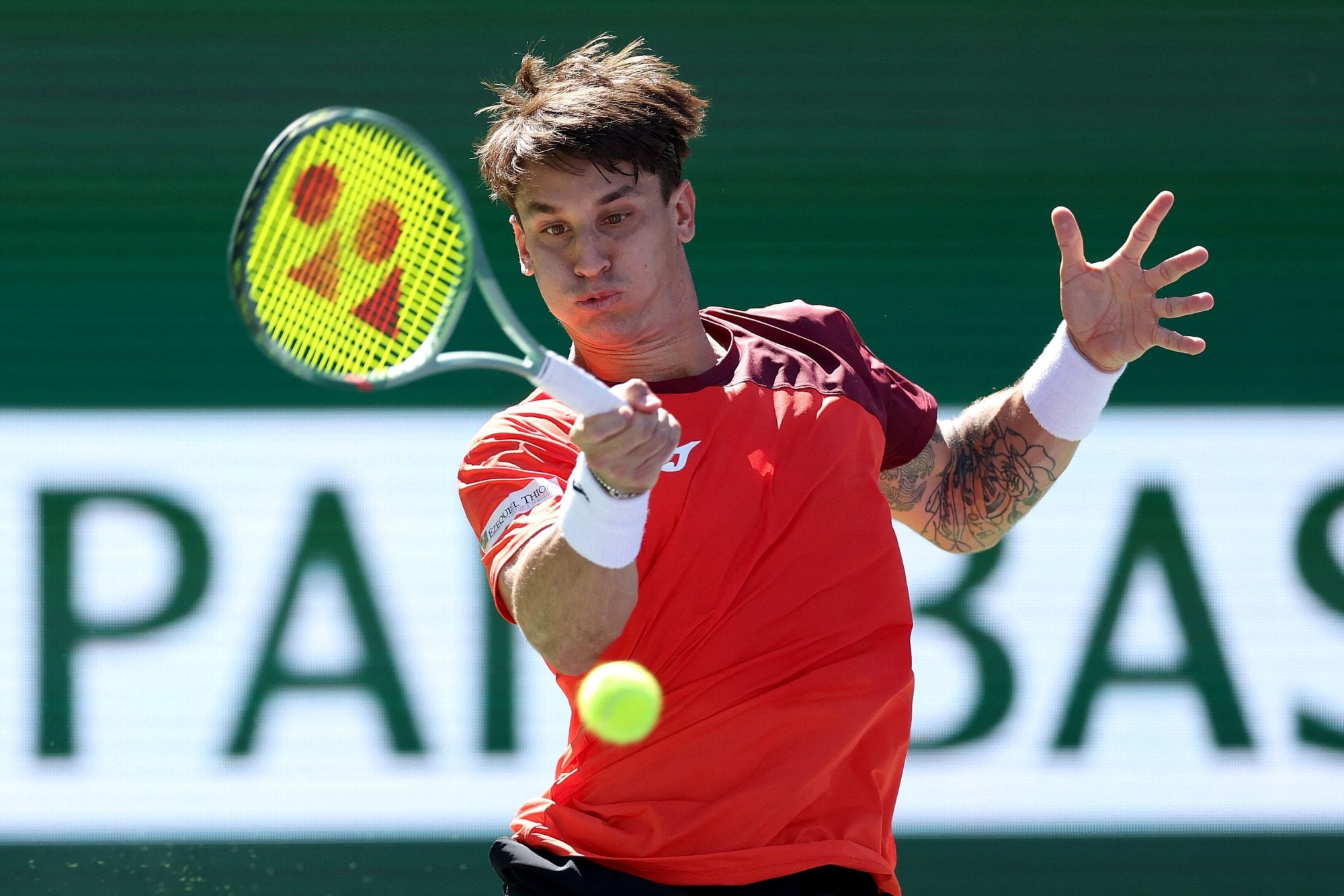 Indian Wells: Camilo Ugo Carabelli festejó su primer triunfo del año en canchas rápidas