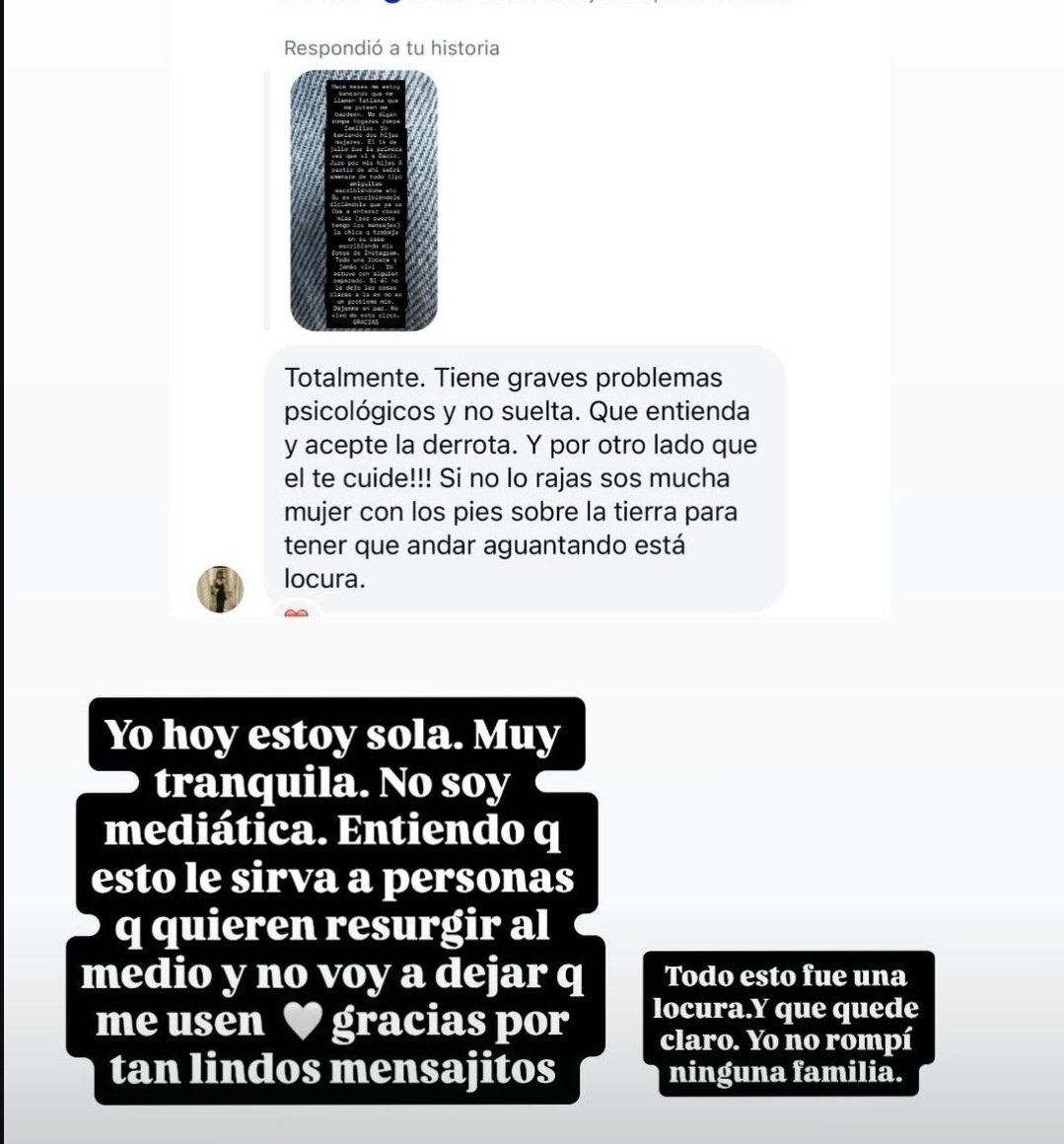 El posteo de Ivana Figueiras que luego eliminó