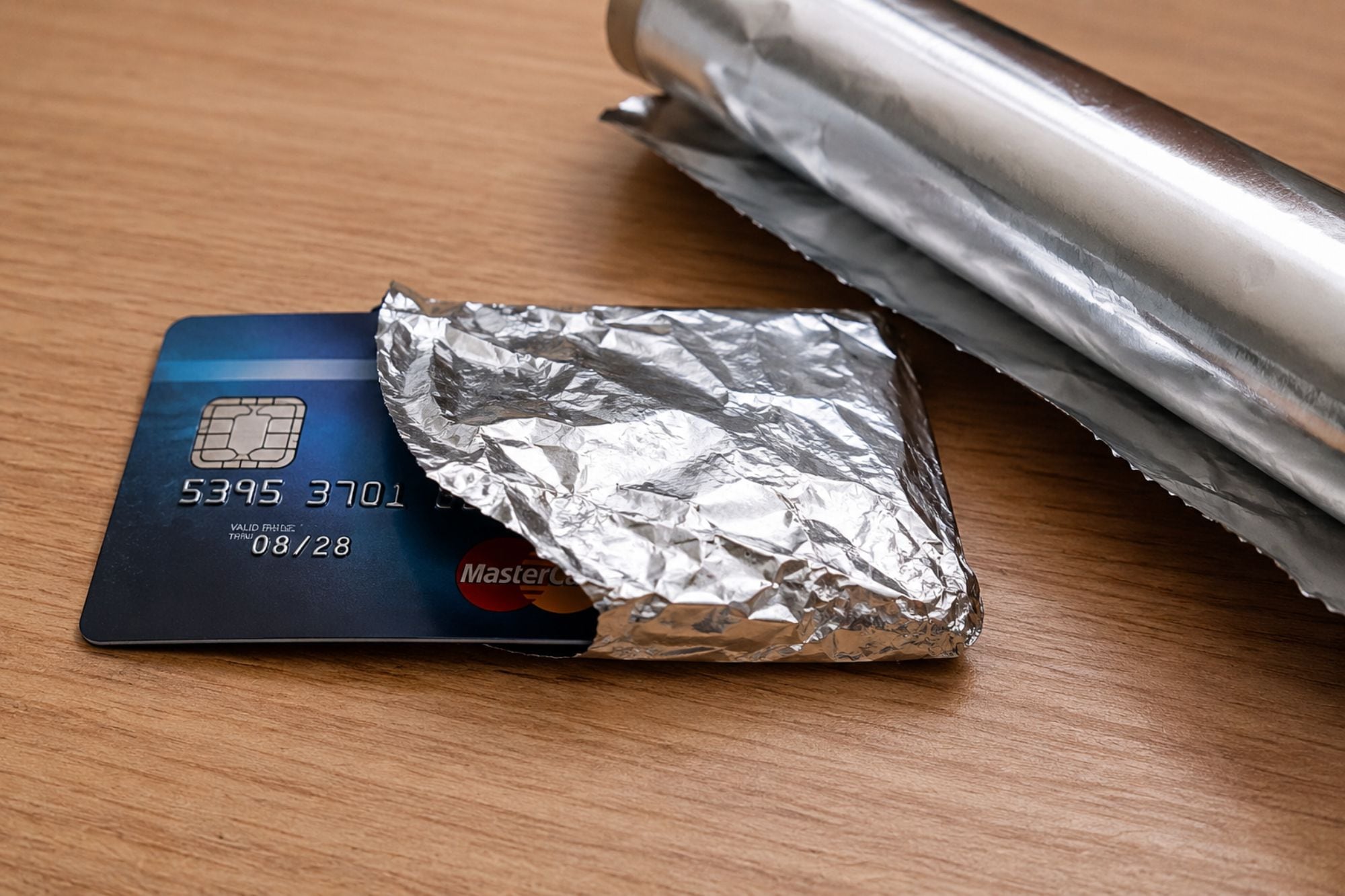 Por qué muchos recomiendan envolver las tarjetas en papel aluminio