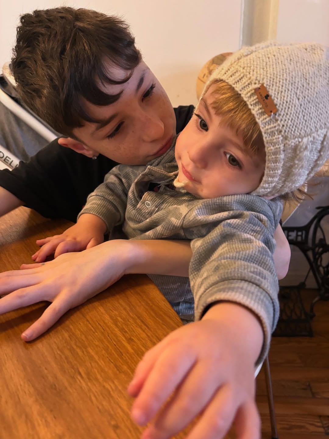 Luis Ernesto Lamothe y Florián Toscano, los hijos de Julieta Zylberberg