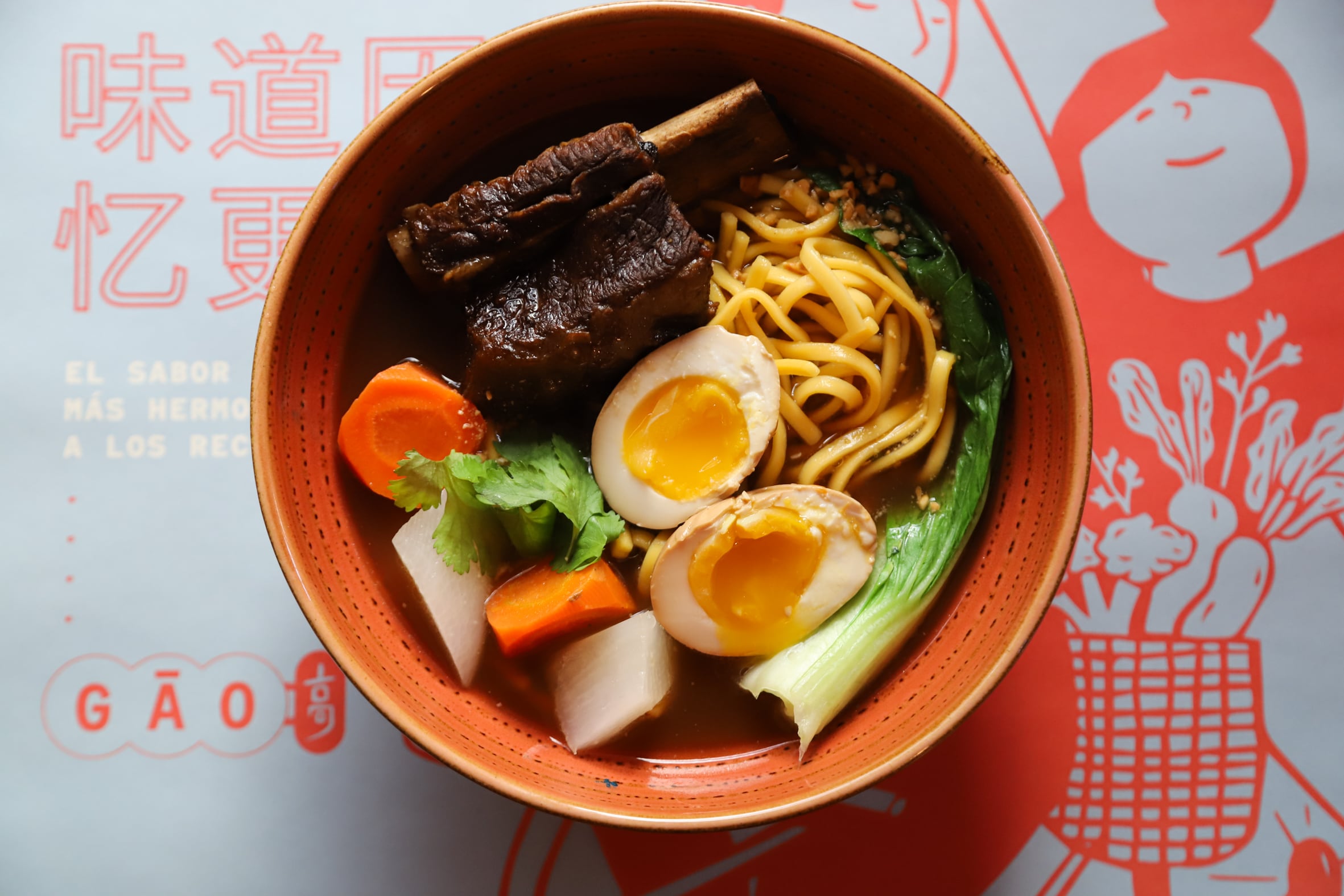 El Hóngshāo niúròumiàn, el ramen chino de Gao Resto