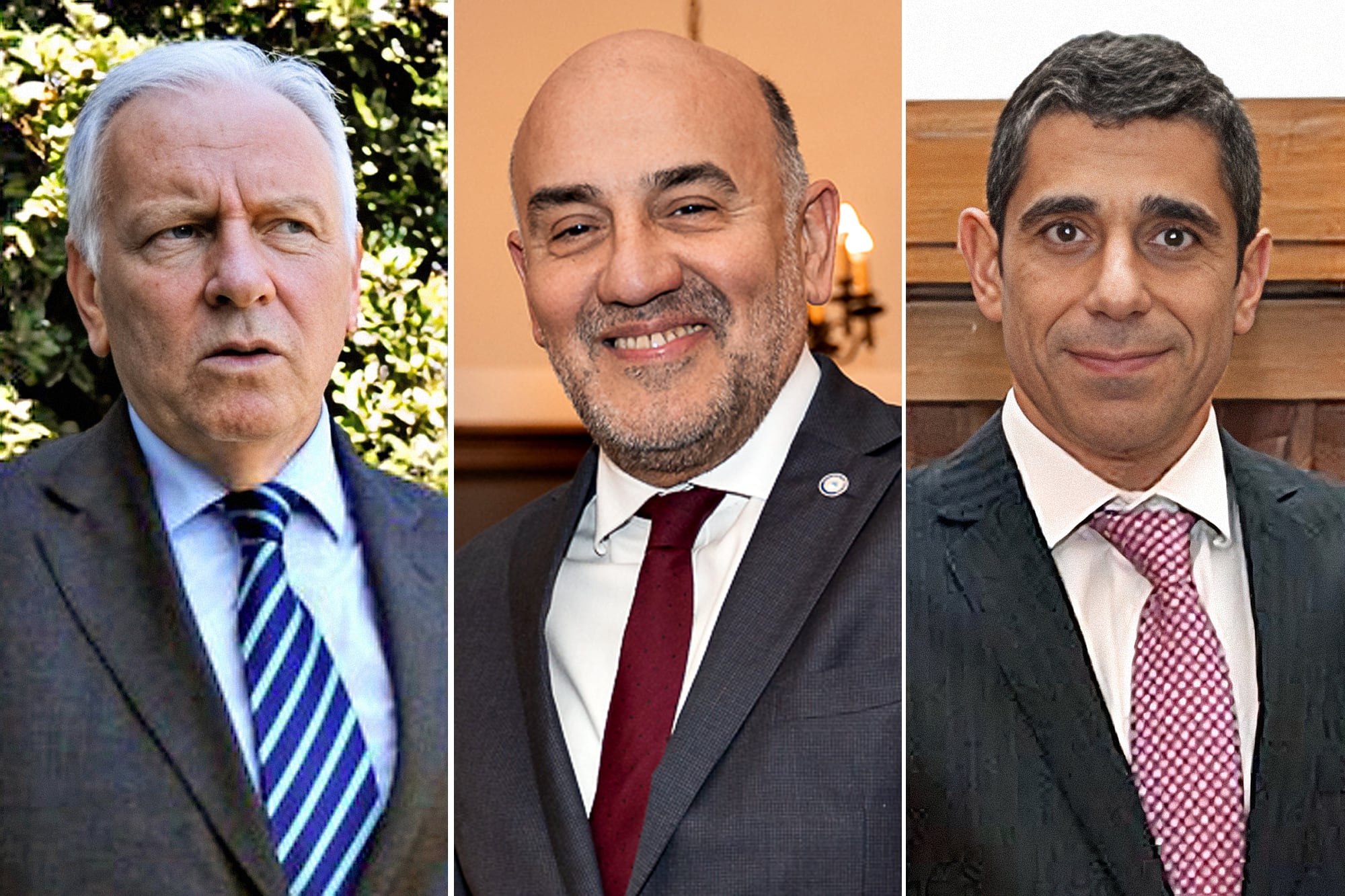 Los jueces Carlos Mahiques, Diego Barroetaveña y Daniel Petrone