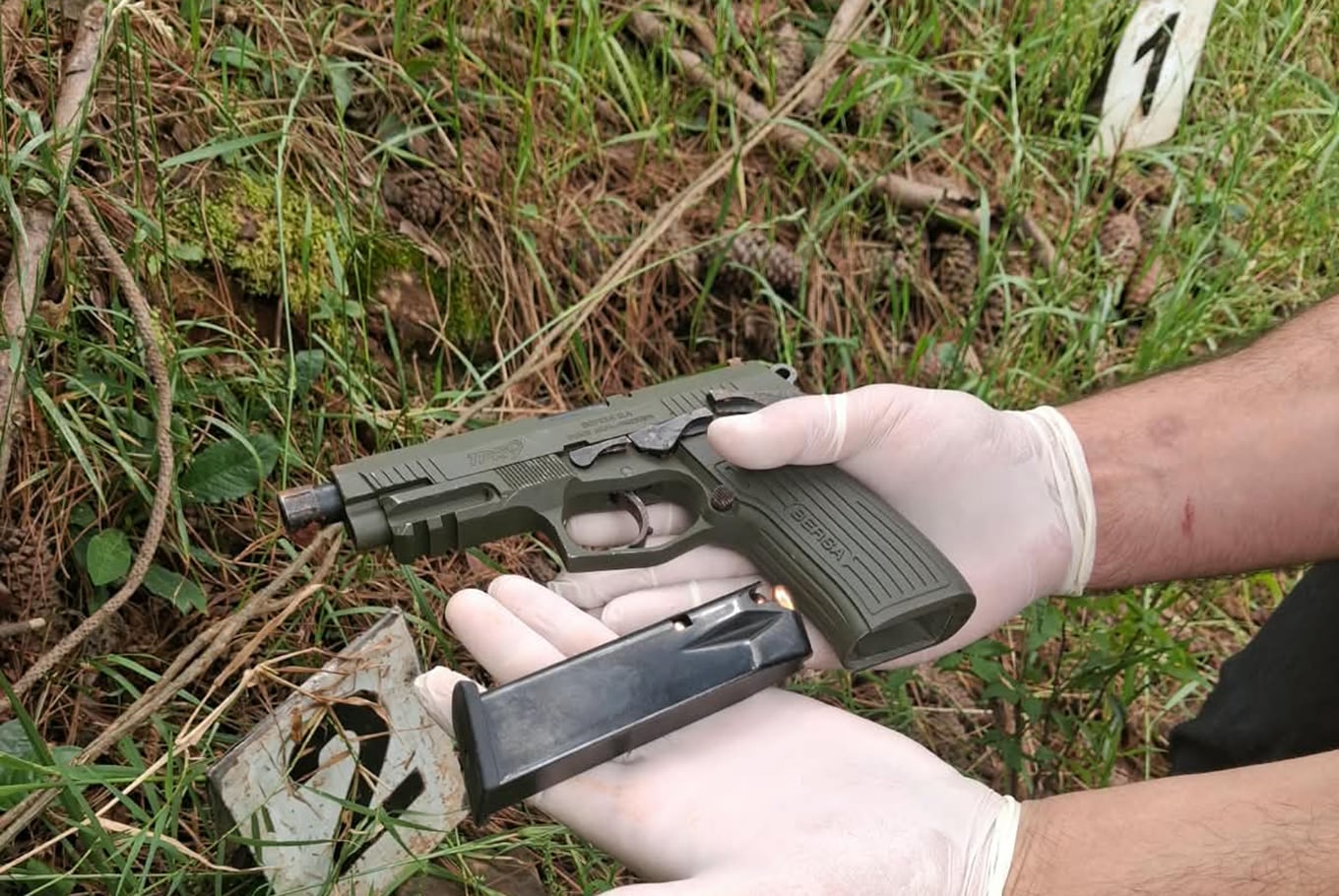 Un pistola secuestrada por la Policía de Misiones
