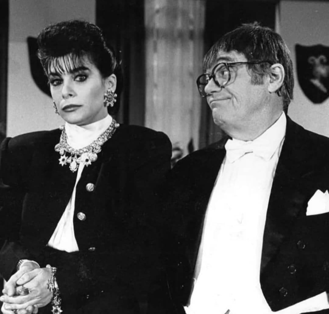 Alejandra con Tato Bores (Foto: Alejandra Majful)