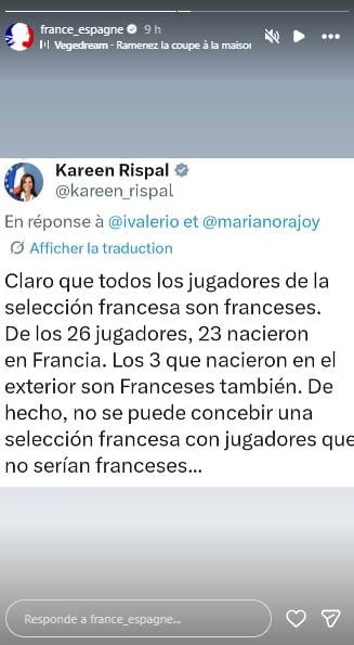 Francia le respondió a Rajoy por decir que los jugadores de la selección gala no son franceses.