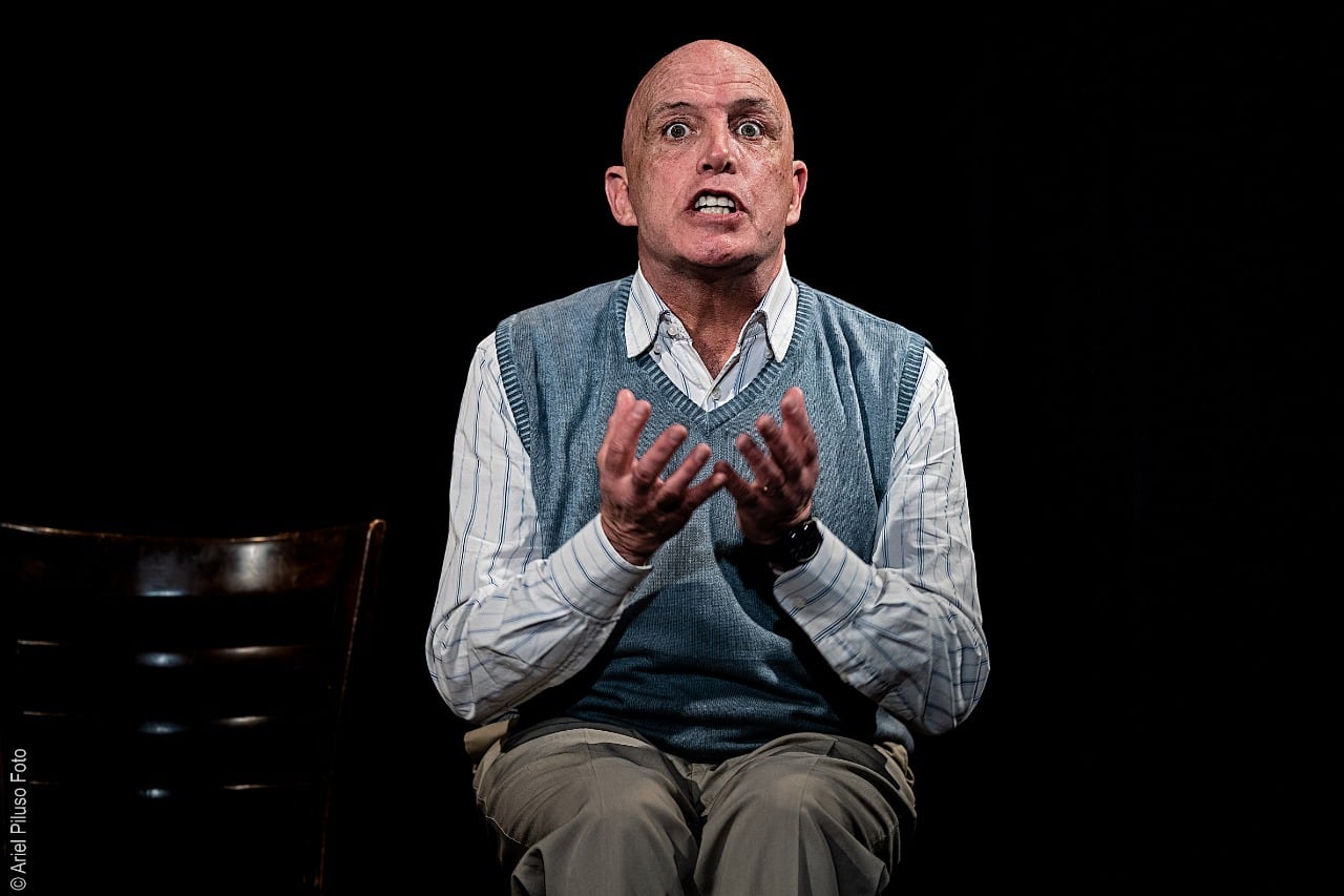 Jorge Lorenzo en una escena de la obra La Potestad