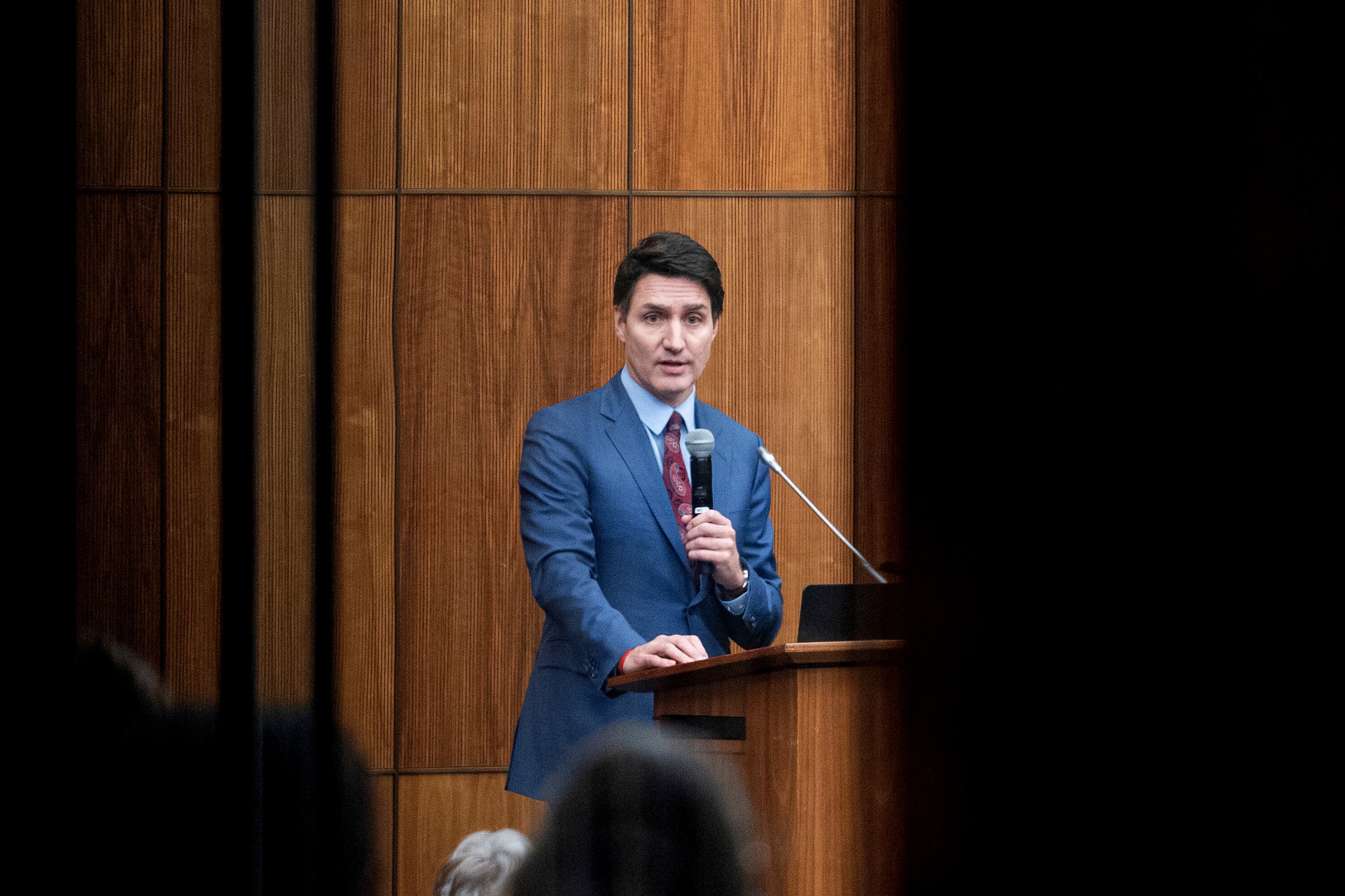 El primer ministro canadiense Justin Trudeau en Ottawa, Ontario, Canadá, el 16 de diciembre del 2024. (Spencer Colby/The Canadian Press via AP)