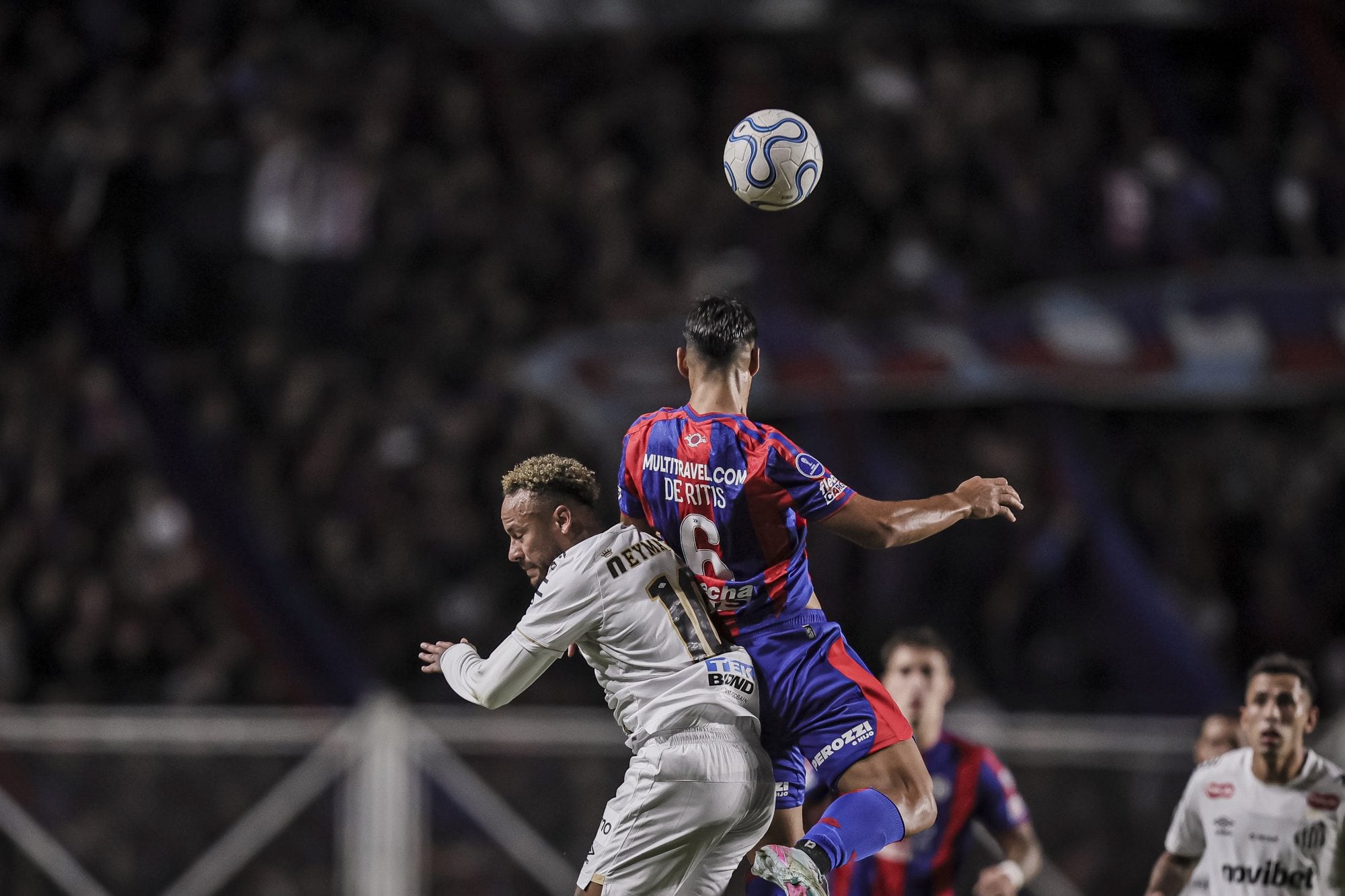 San Lorenzo empató con el Santos de Neymar en el último partido