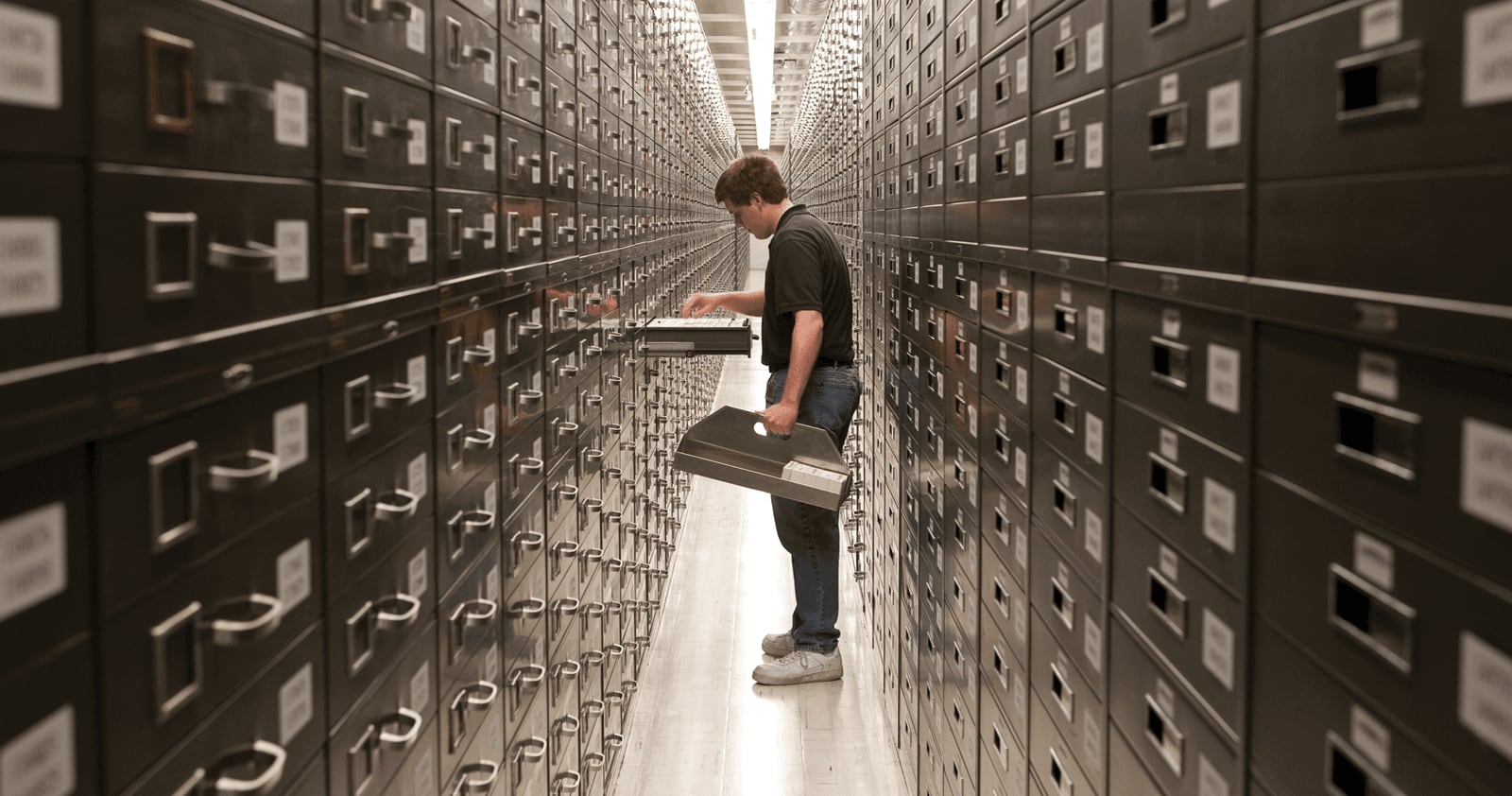 Trabajo en el archivo más grande de la humanidad