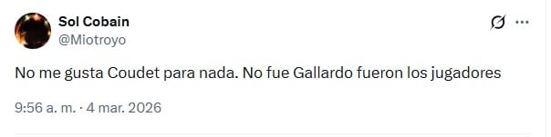 Los hinchas de River reaccionaron a la llegada de Coudet