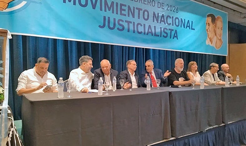 Pichetto y Moreno, durante el acto