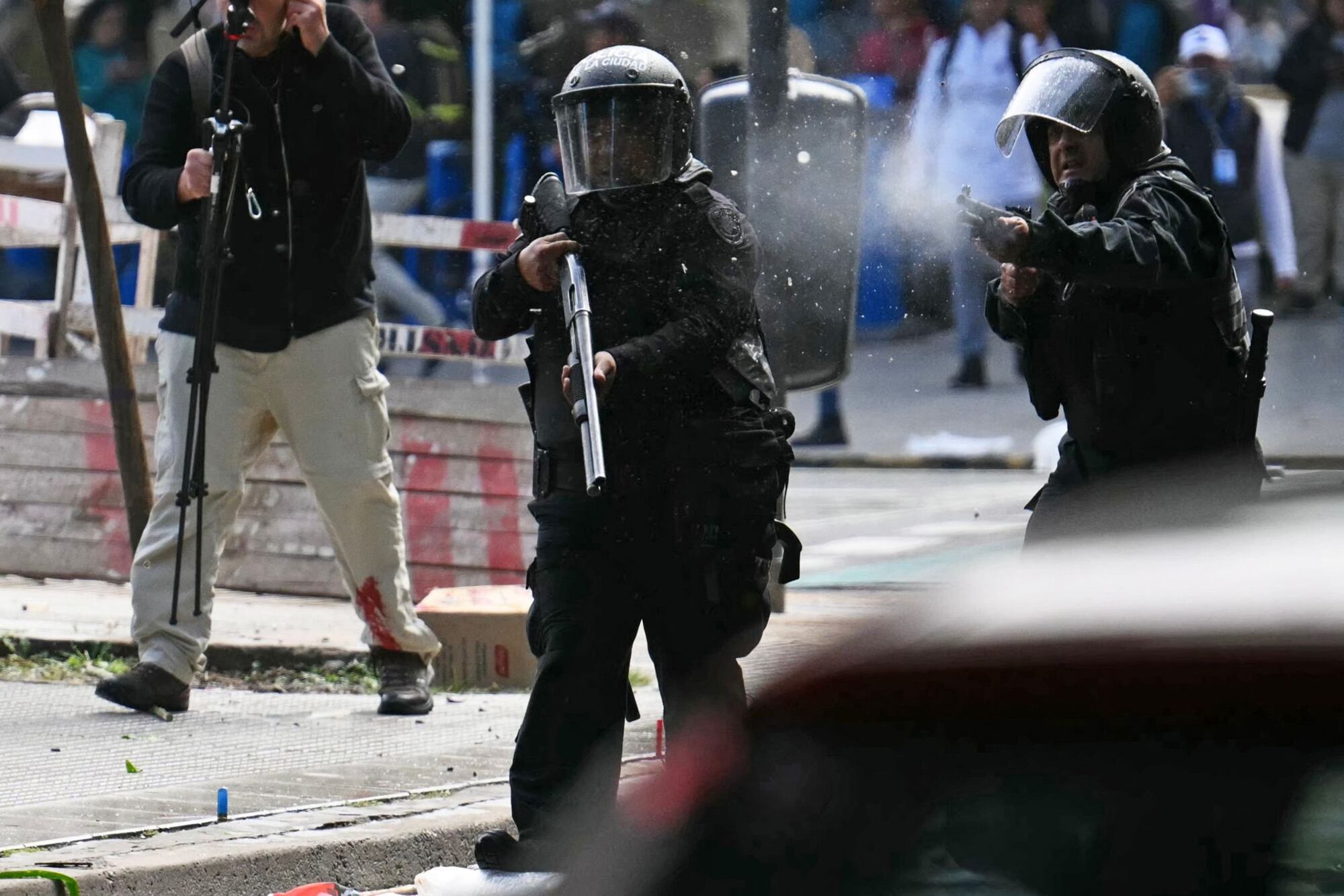 La UTEP denuncia que un manifestante perdió la visión de un ojo en el operativo de la Policía de la Ciudad del miércoles pasado