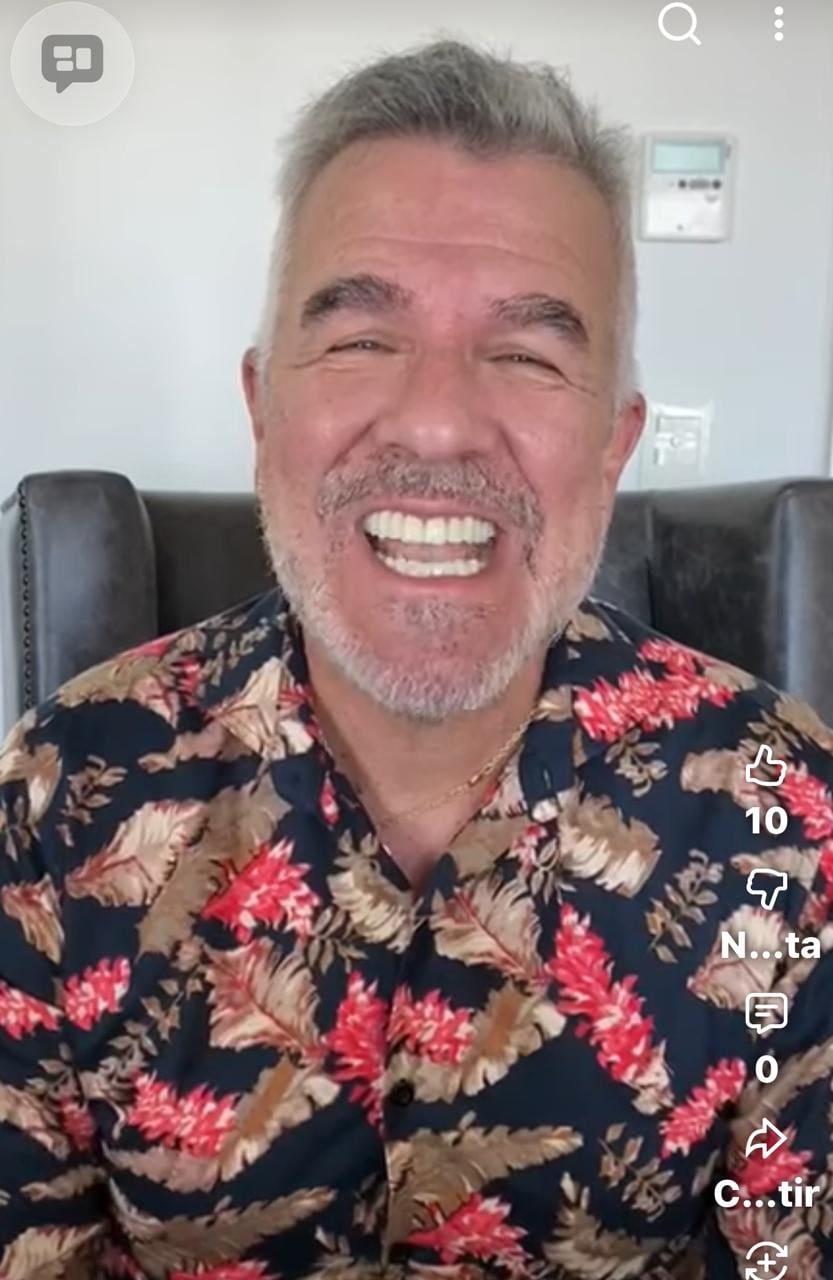 Dady Brieva invitando a su presentación en RCT