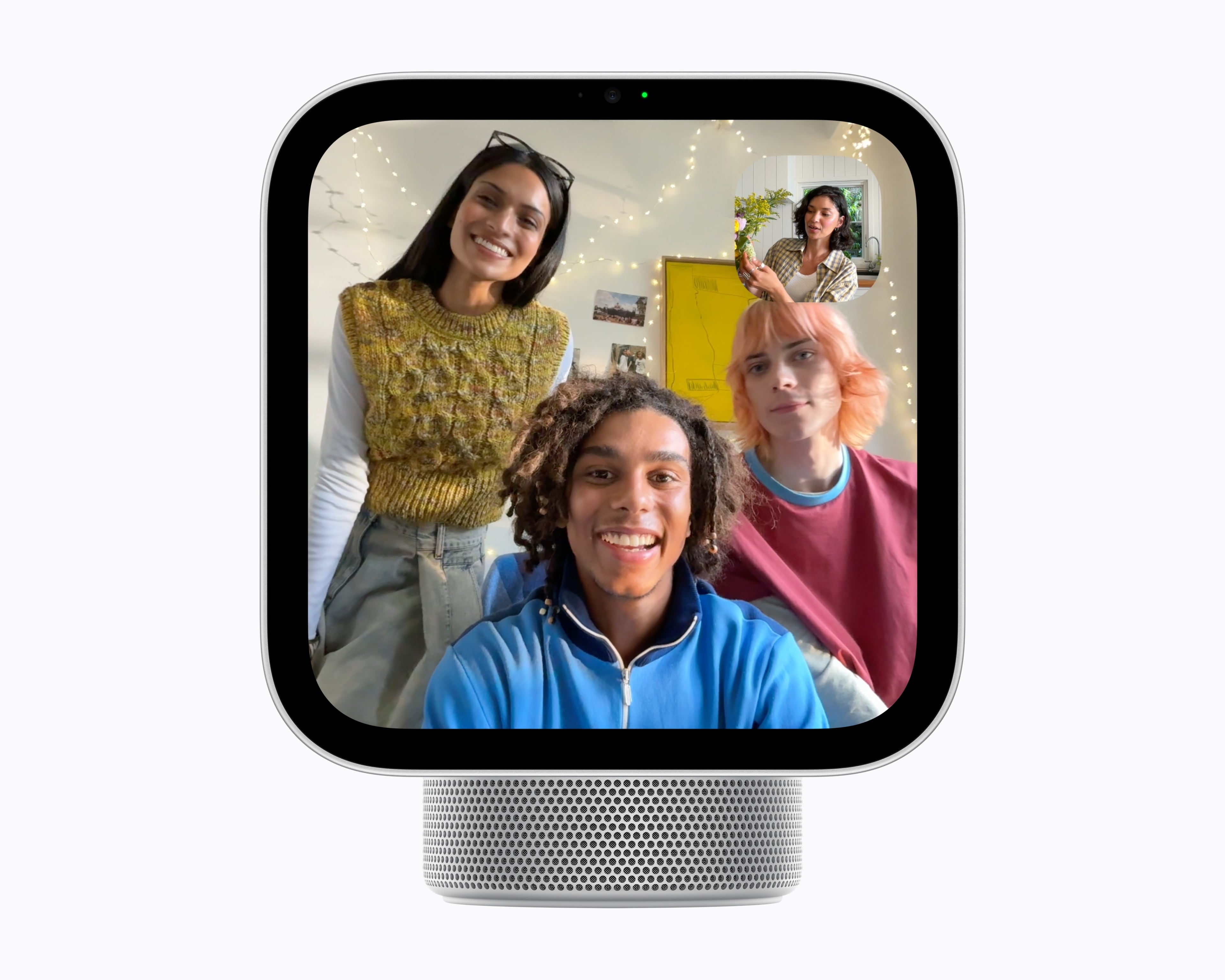 El HomeView de Apple tiene una cámara frontal para hacer videollamadas con FaceTime