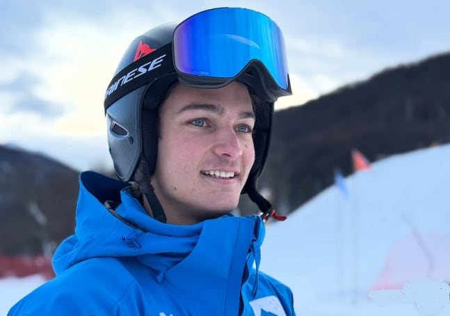 Tiziano Gravier: llegó al esquí alpino por un camino inusual y ahora debutará en los Juegos Olímpicos de Invierno