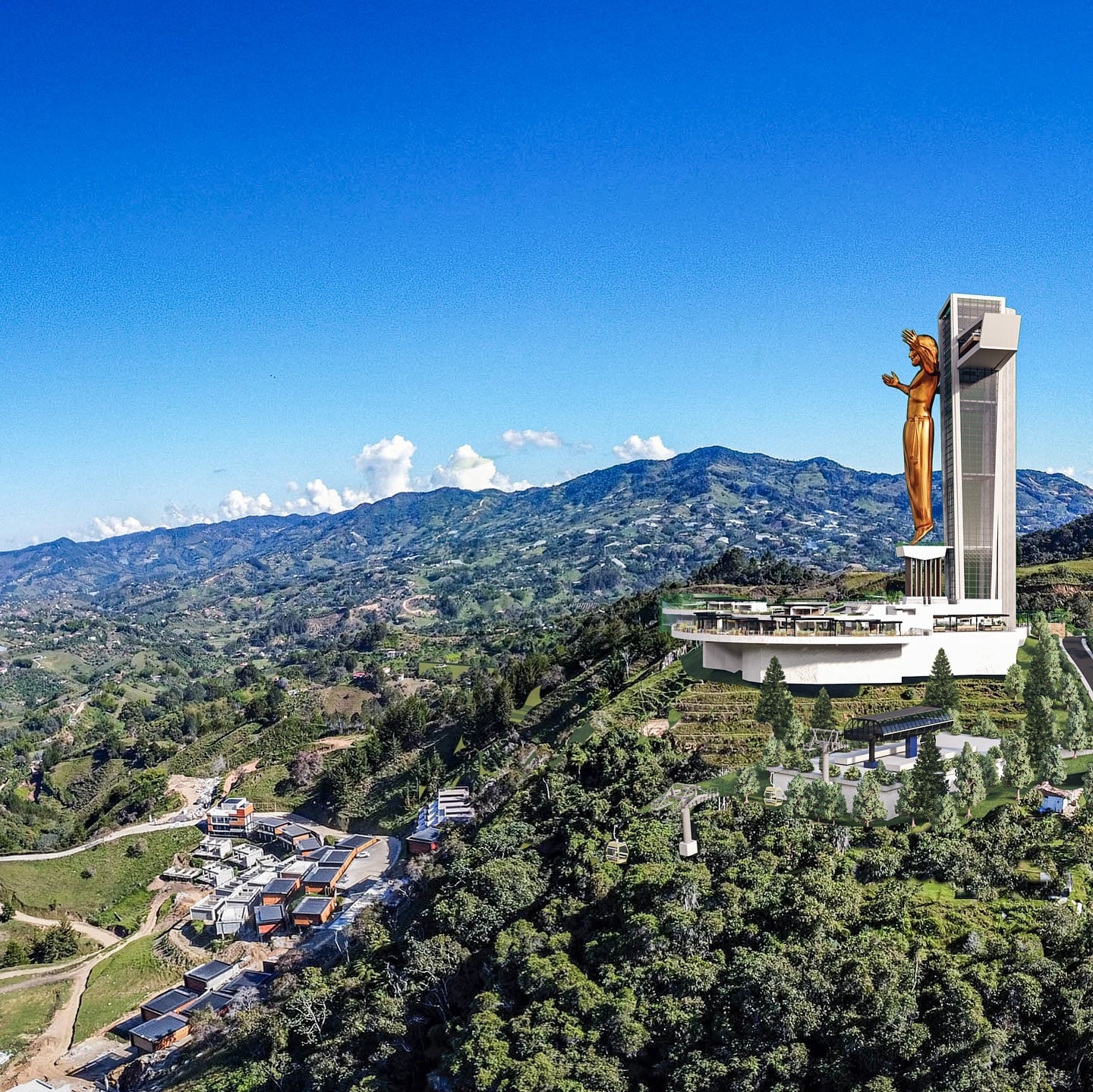 Los arquitectos proyectaron cómo se verá el monumento en el sitio elegido