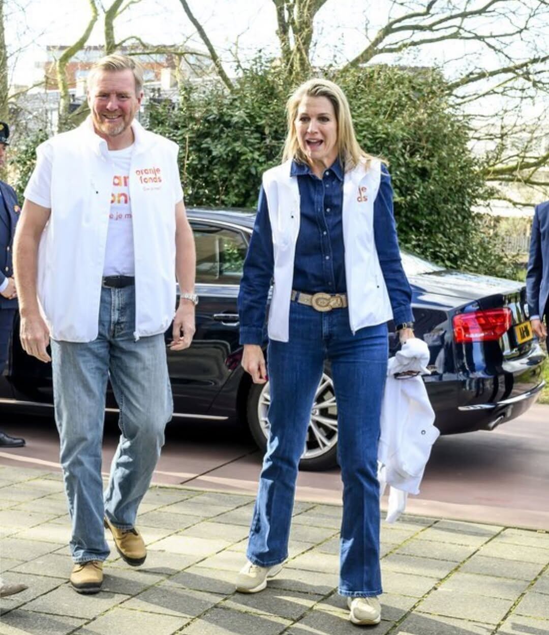 Este viernes 14 de marzo los reyes de los Países Bajos participaron de la campaña NLdoet organizada por el Fondo Naranja (Foto: Instagram @queenmaximaloveandnetherlands)