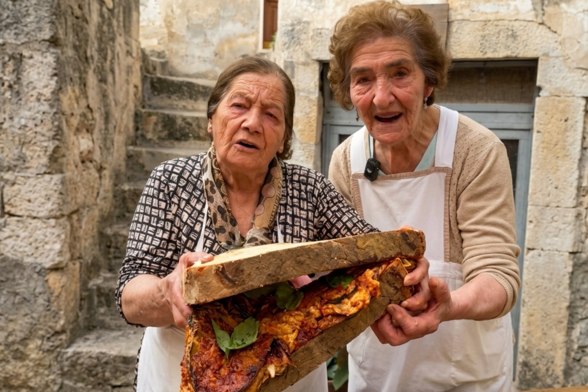 Tienen 89 y 87 años, cocinan en un horno de seis siglos y lograron revivir su panadería con un talento único