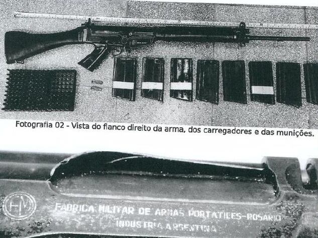 Encontraron un FAL de las Fuerzas Armadas argentinas entre el arsenal del Comando Vermelho 7 Aparición cada vez más frecuente en cárteles narcos de Brasil de fusiles de origen argentinos, de Fabricaciones Militares.
