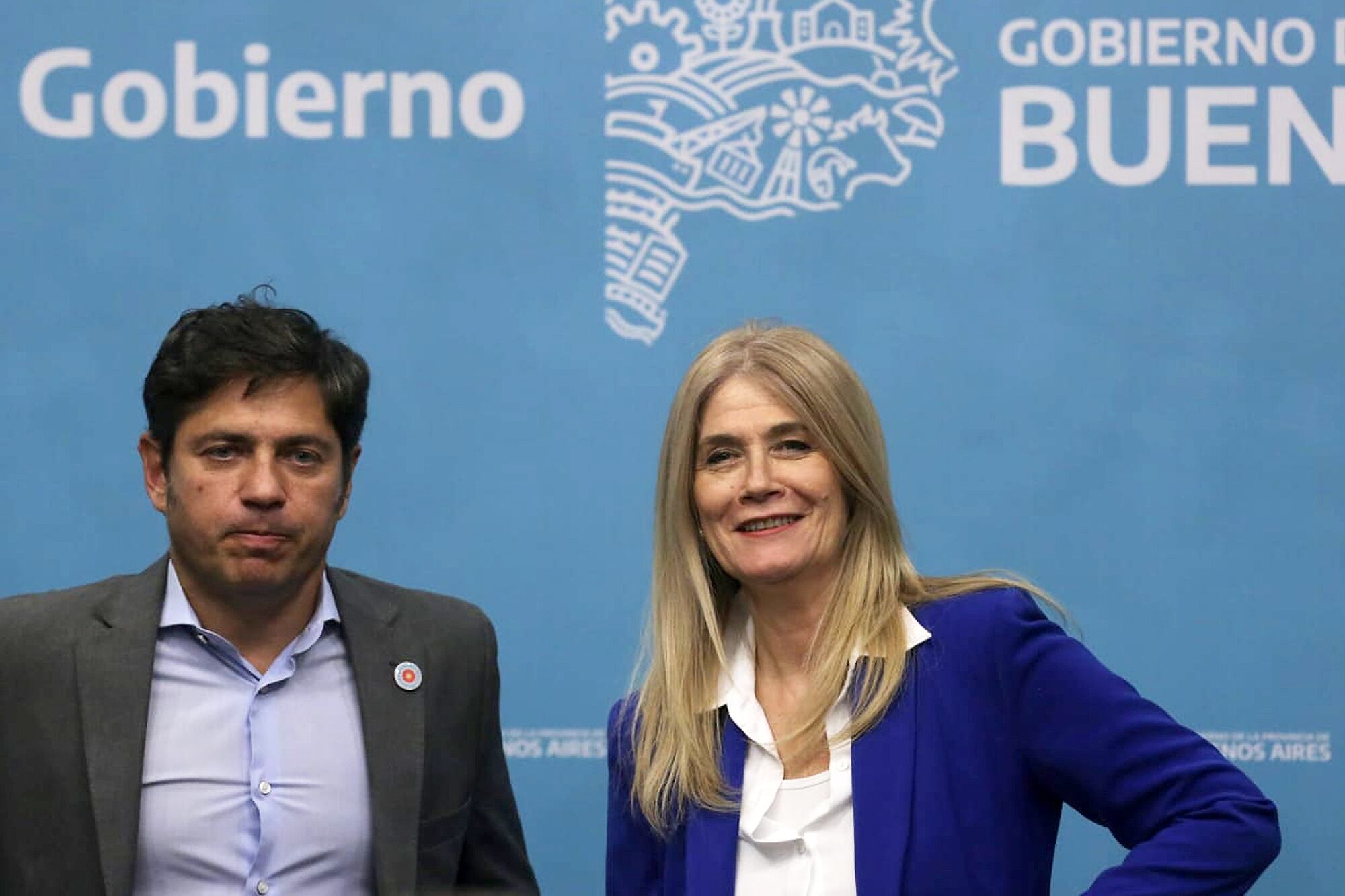 Axel Kicillof y Verónica Magario