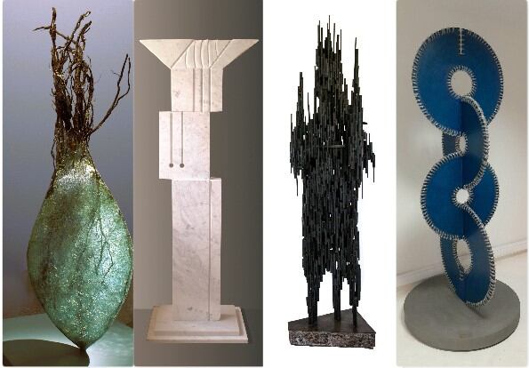 Esculturas de Claudia Aranovich, Lucía Pacenza, Noemí Gerstein y Paulina Webb en la Casa Victoria Ocampo del FNA