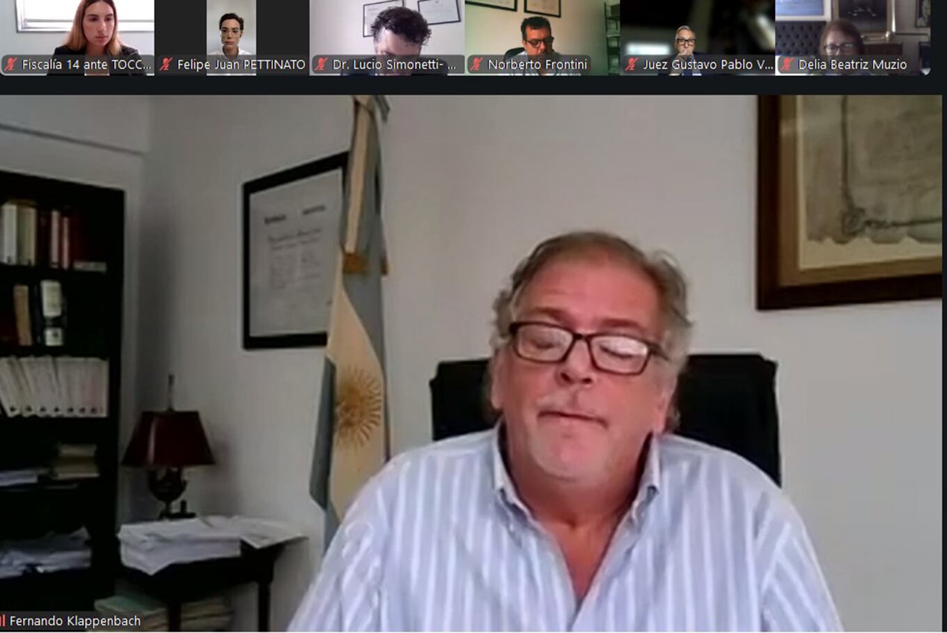 El alegato del fiscal Fernando Klappenbach