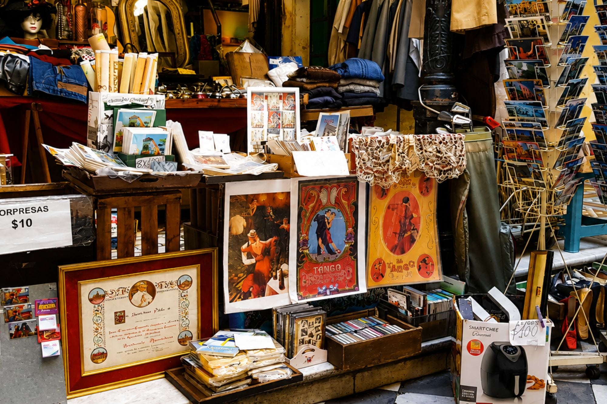 Feria de compras: vintage, artesanías y antigüedades