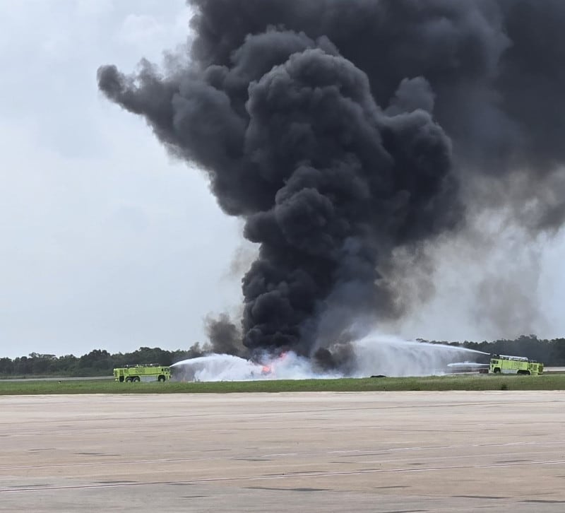 Video: así fue el accidente del avión en República Dominicana que dejó al menos dos muertos