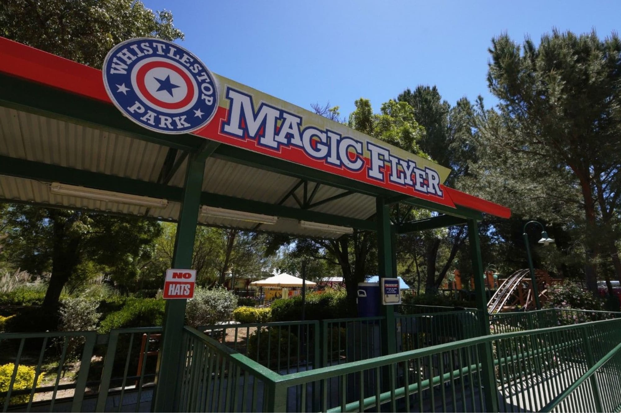 El pequeño tren nació en Beverly Park y llegó a Magic Mountain antes de 1971
