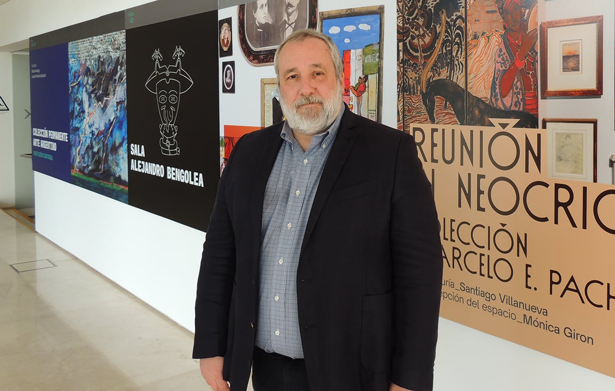 Germán Barraza, director artístico de la colección Fortabat desde 2007