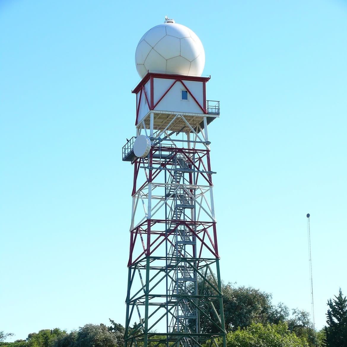El radar meteorológico del INTA Anguil, en La Pampa