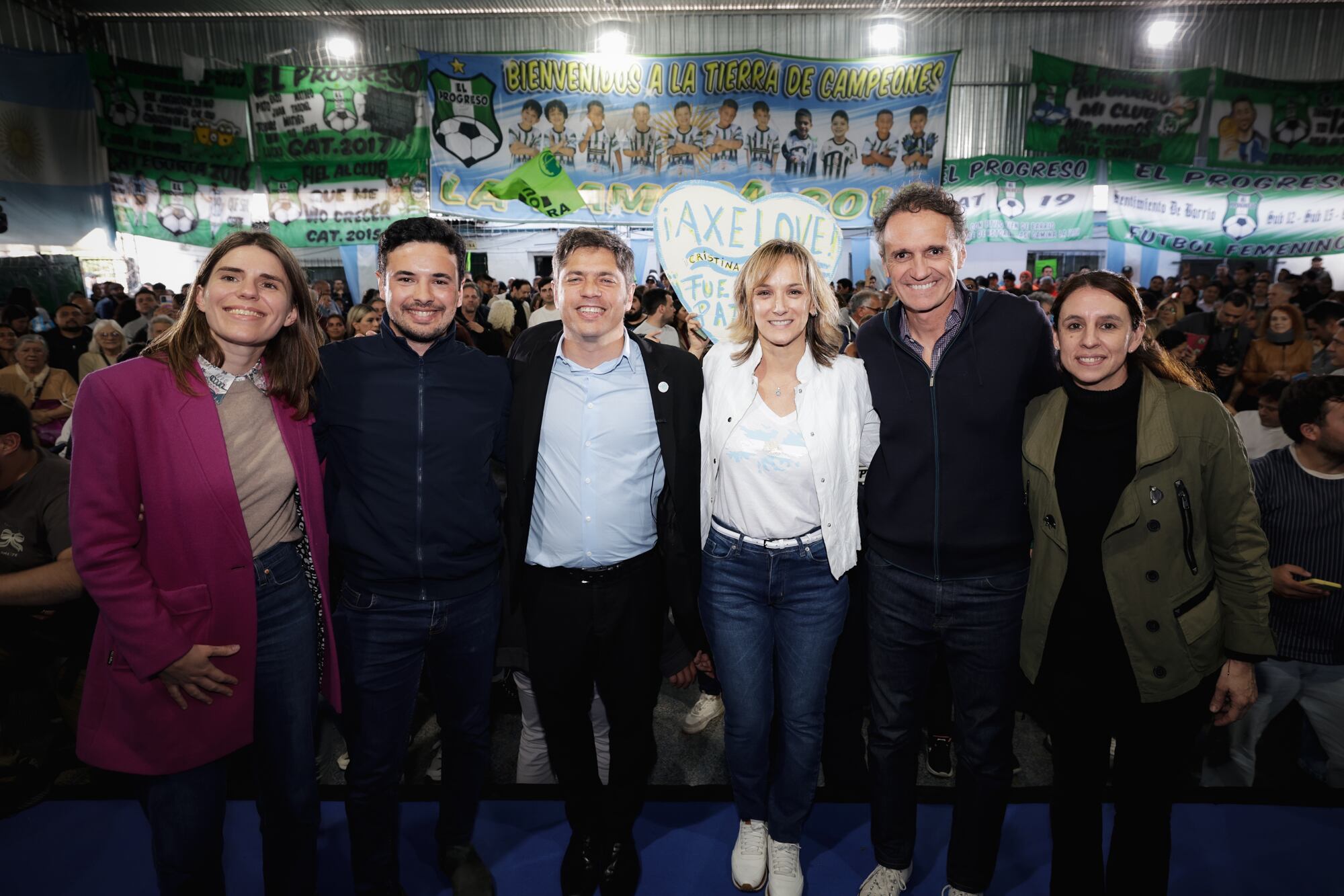 Kicillof encabezó un acto en Tigre con Gabriel Katopodis y Malena Galmarini