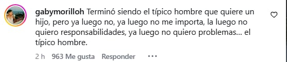 Algunos de los comentarios que dejaron los usuarios en contra de Garnacho (Foto: Captura Instagram/@evagarcia)