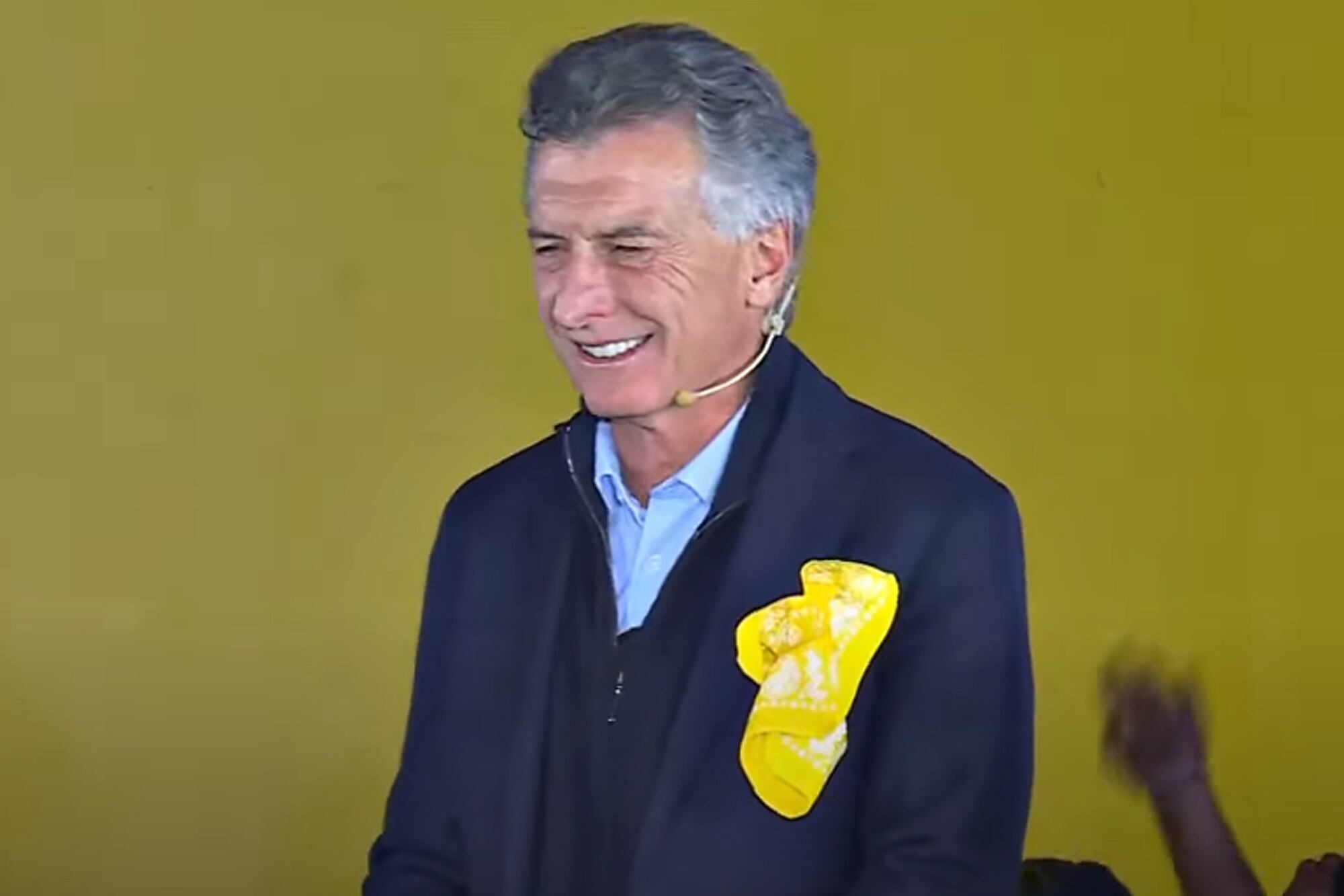 Mauricio Macri en el acto del Pro