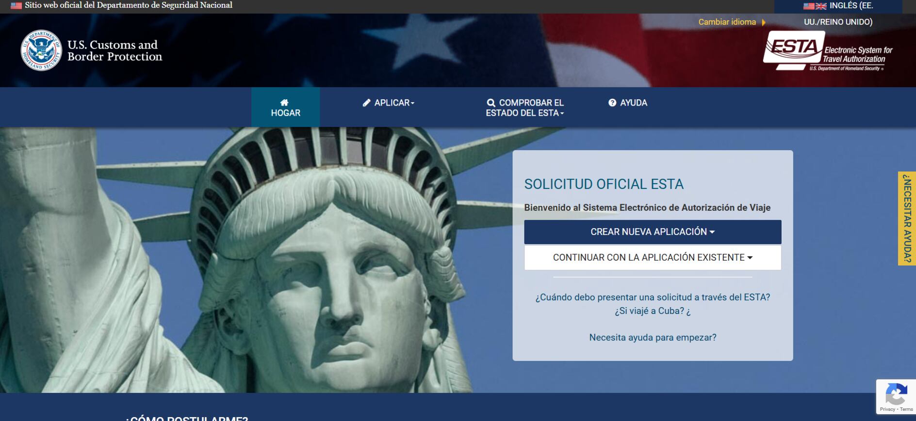 A partir del 26 de diciembre, los solicitantes podrán solo aplicar en la