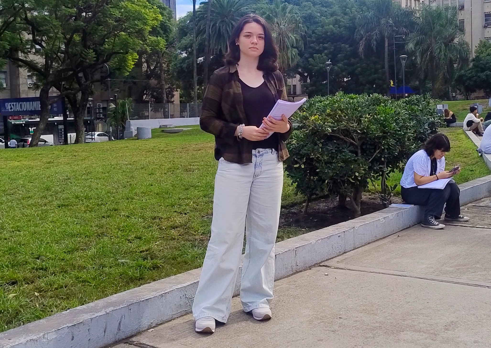 Tania Lysak, estudiante Abogacia de la UBA, admite que