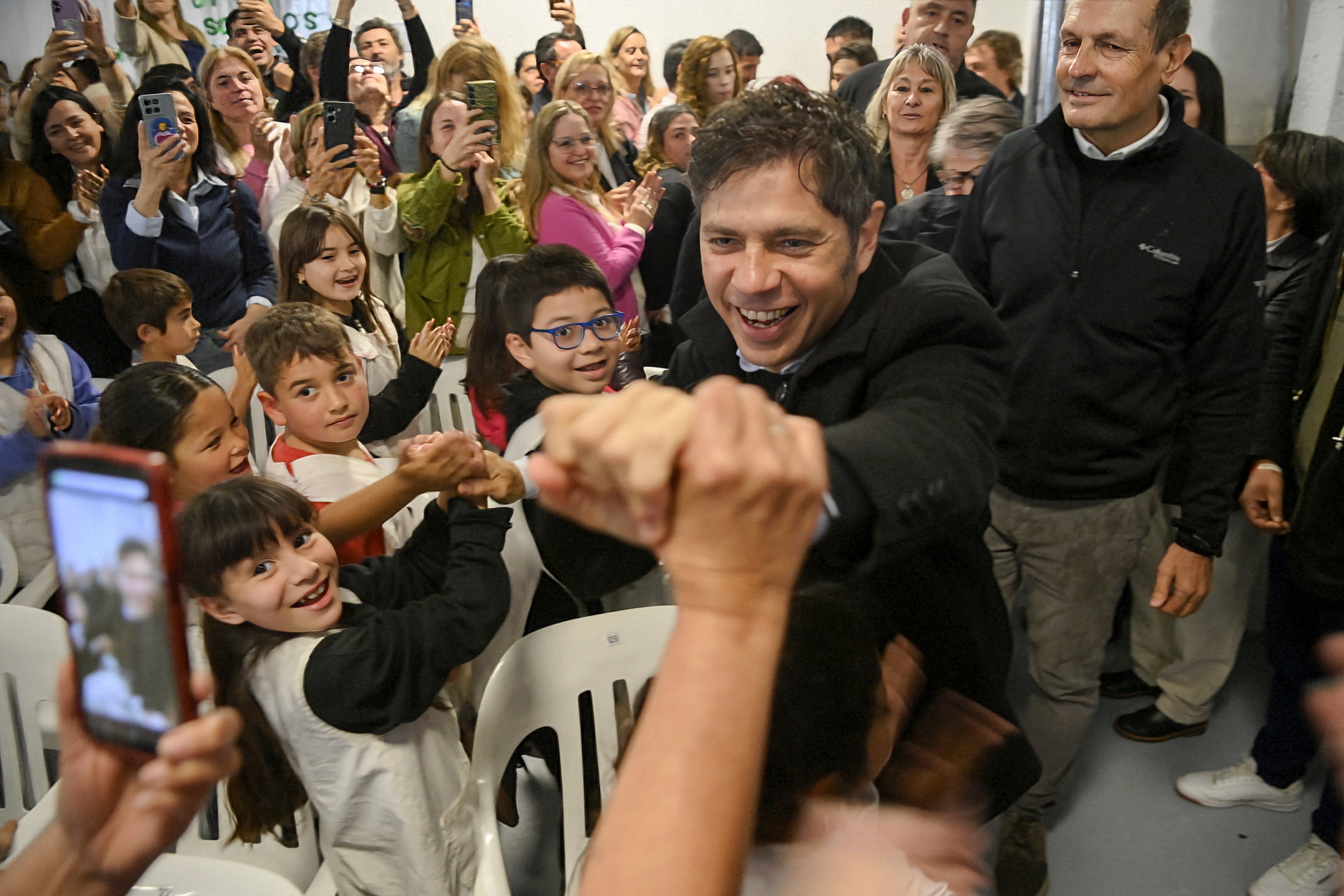 Kicillof en Carlos Casares