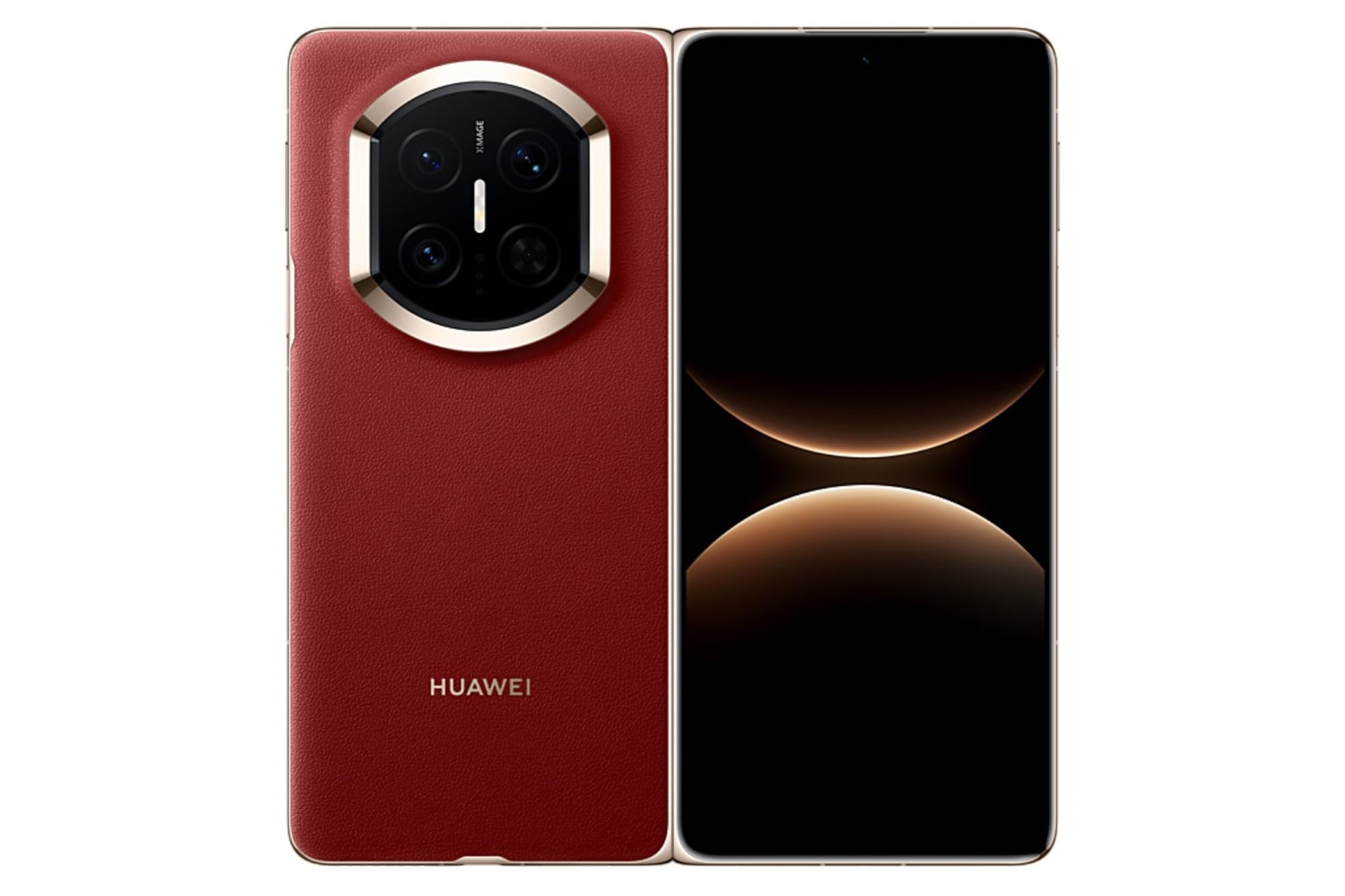 El Huawei Mate X7 tiene una pantalla frontal de 6,5 pulgadas y una interna plegable de 8 pulgadas