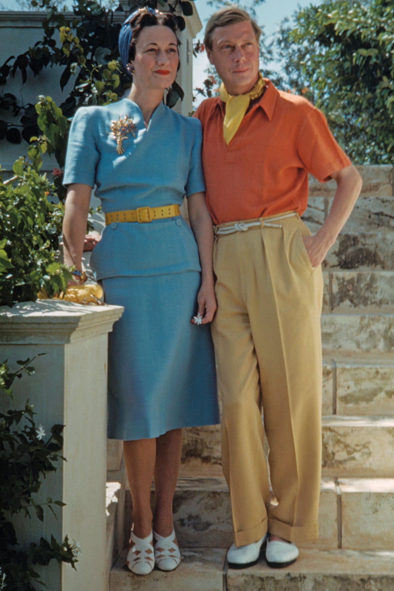 Junto a su marido, en 1941, eran la viva imagen de la modernidad y del buen vivir