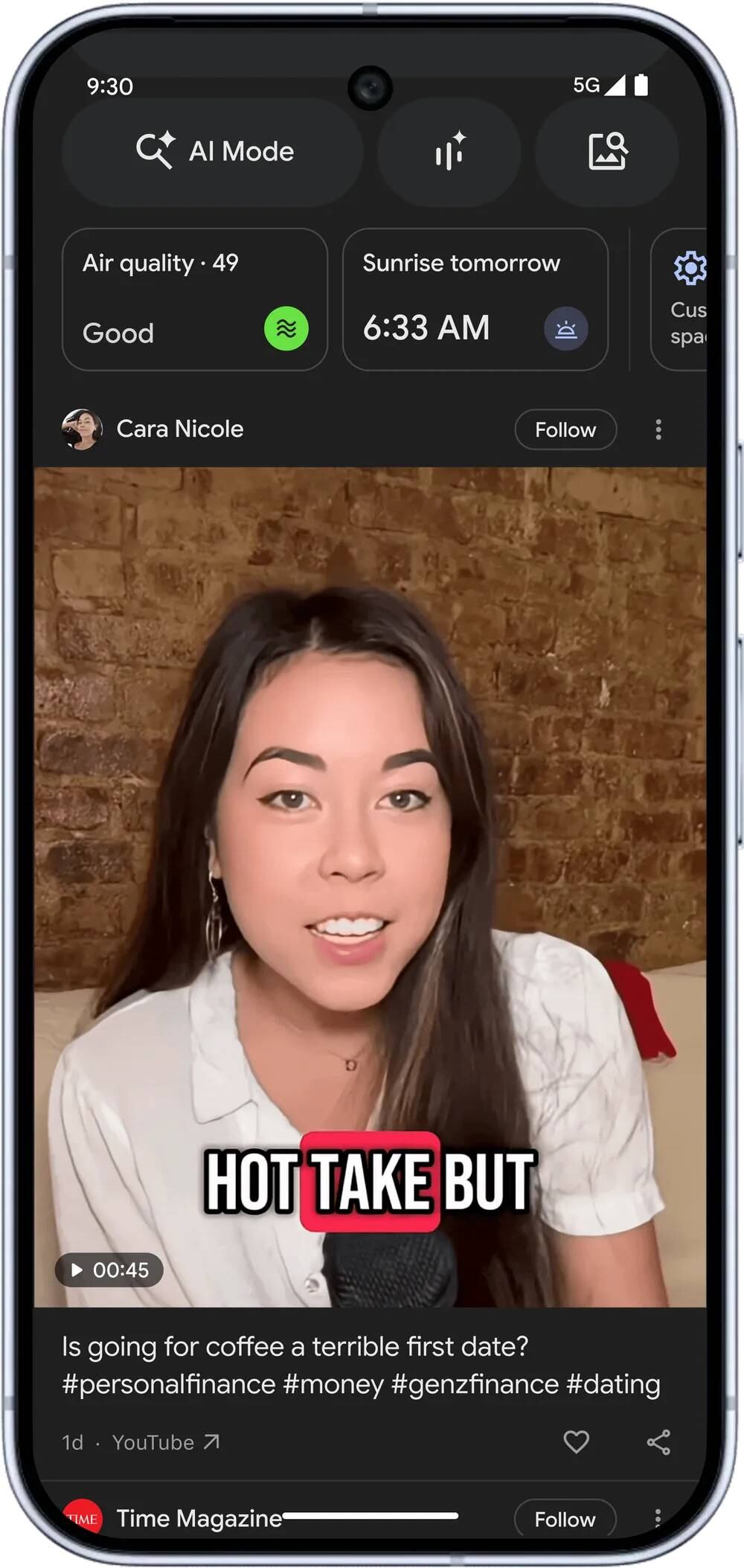 En Discover también se pueden seguir a creadores de contenido, anunció Google